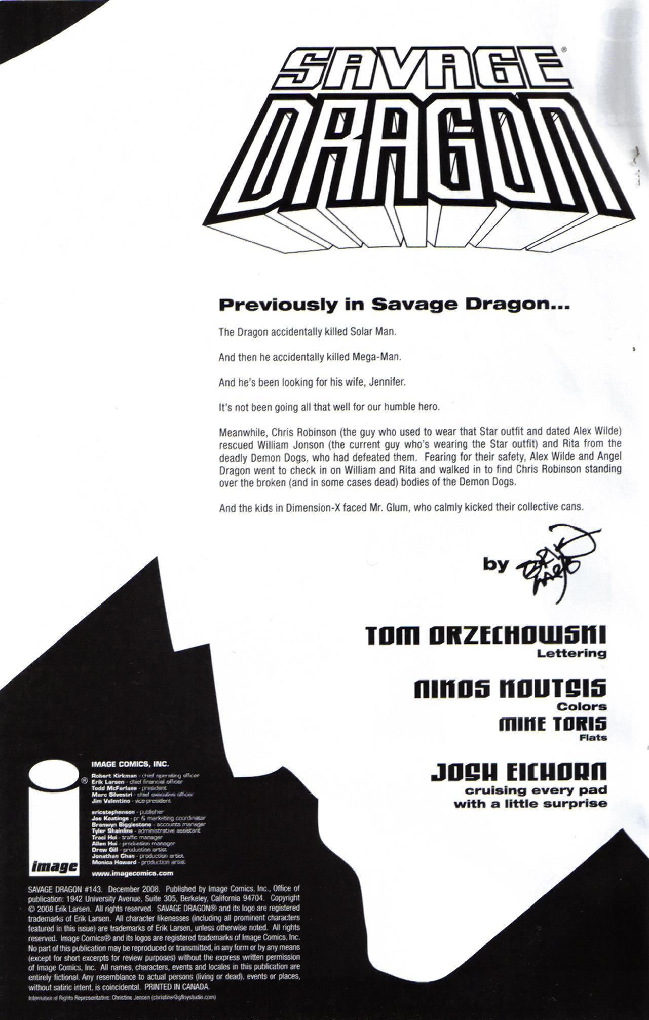 Read online The Savage Dragon (1993) comic -  Issue #143 - 2