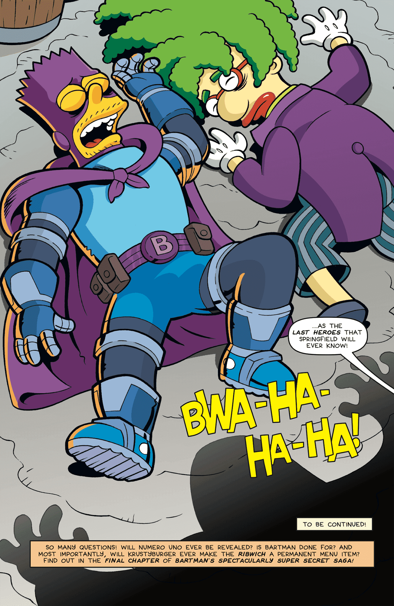 Read online Simpsons One-Shot Wonders: Bartman Spectacularly Super Secret Saga comic -  Issue #2 - 23
