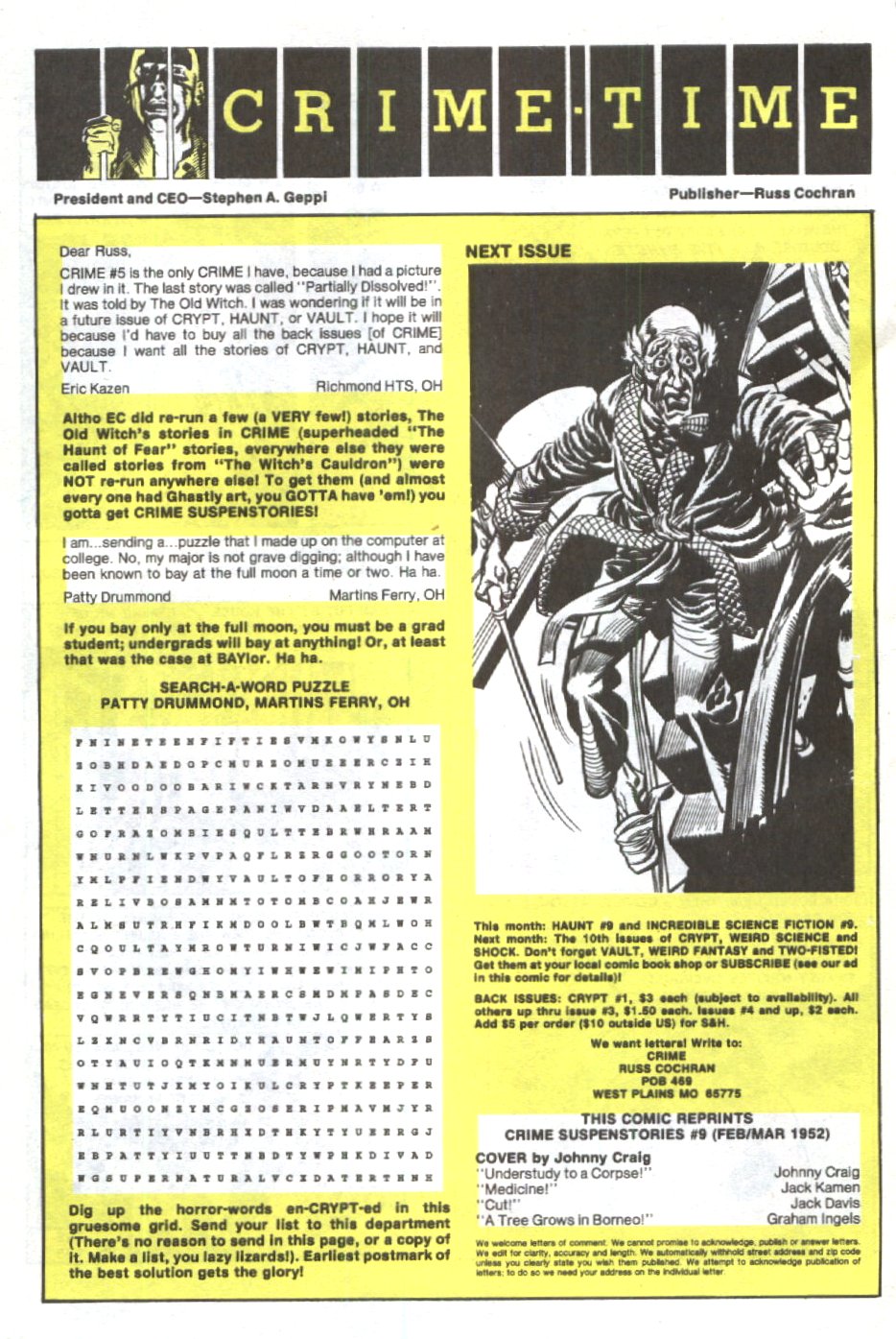 Read online Crime SuspenStories comic -  Issue #9 - 18