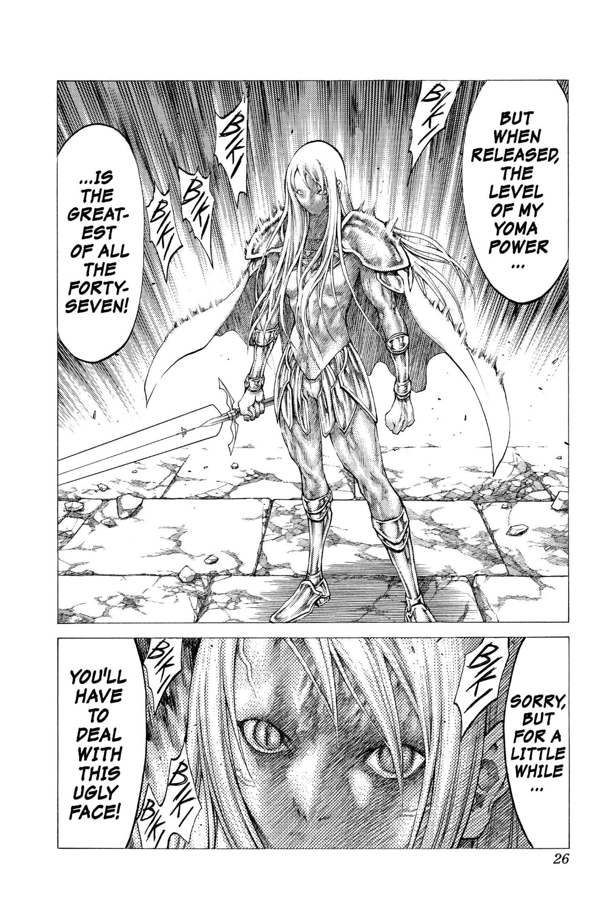 Read online Claymore comic -  Issue #9 - 26