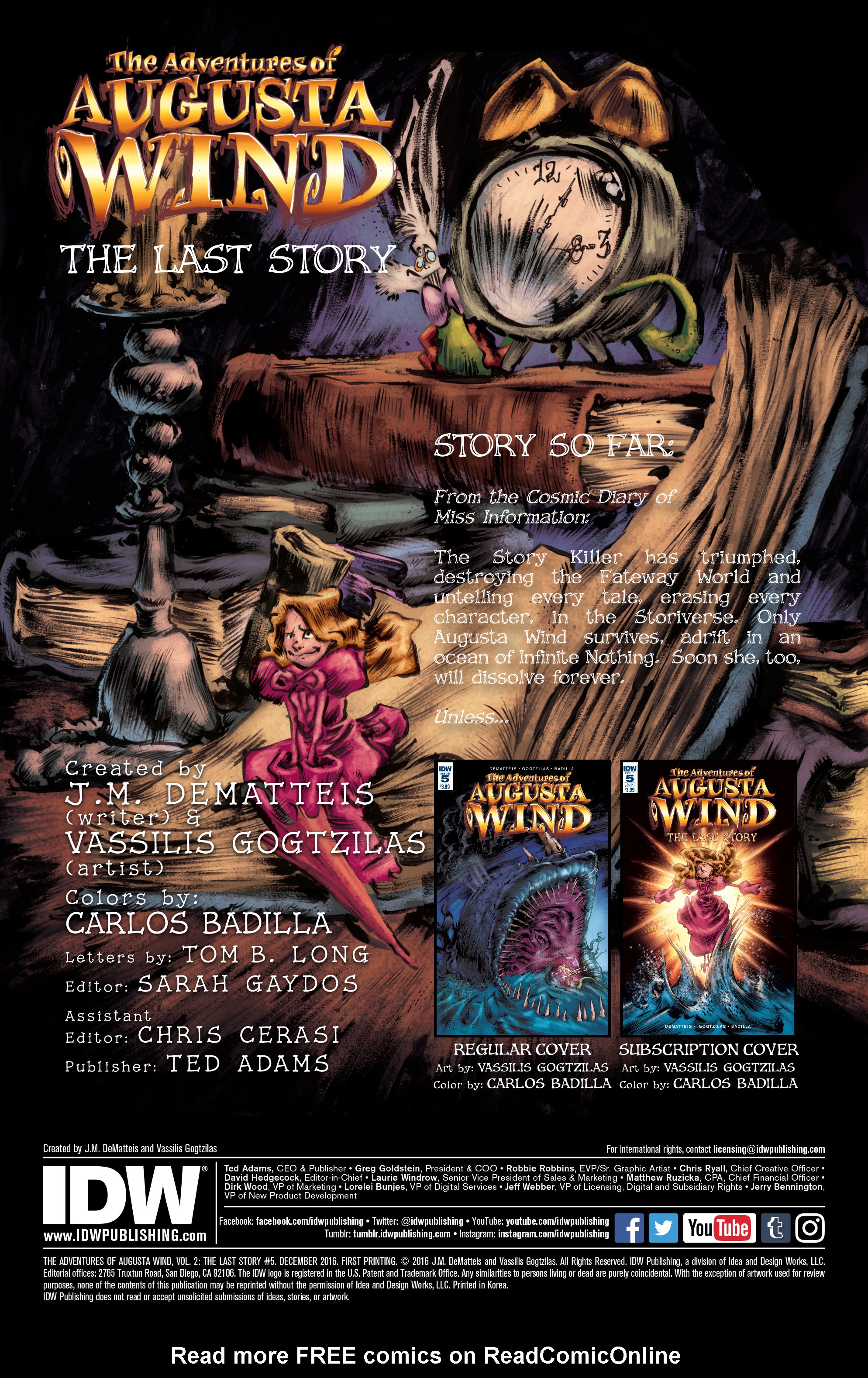 The Adventures of Augusta Wind: The Last Story Issue #5 #5 - English 2