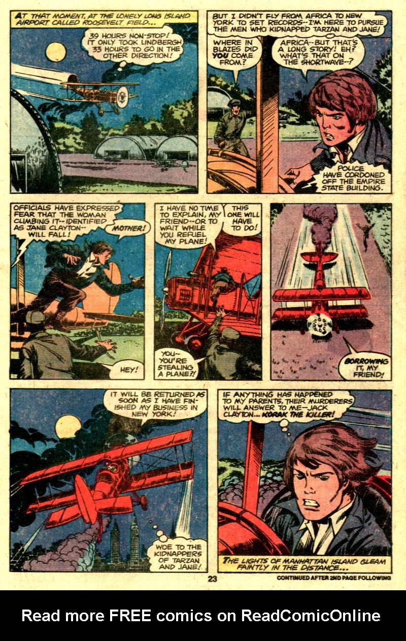 Read online Tarzan (1977) comic -  Issue #28 - 14