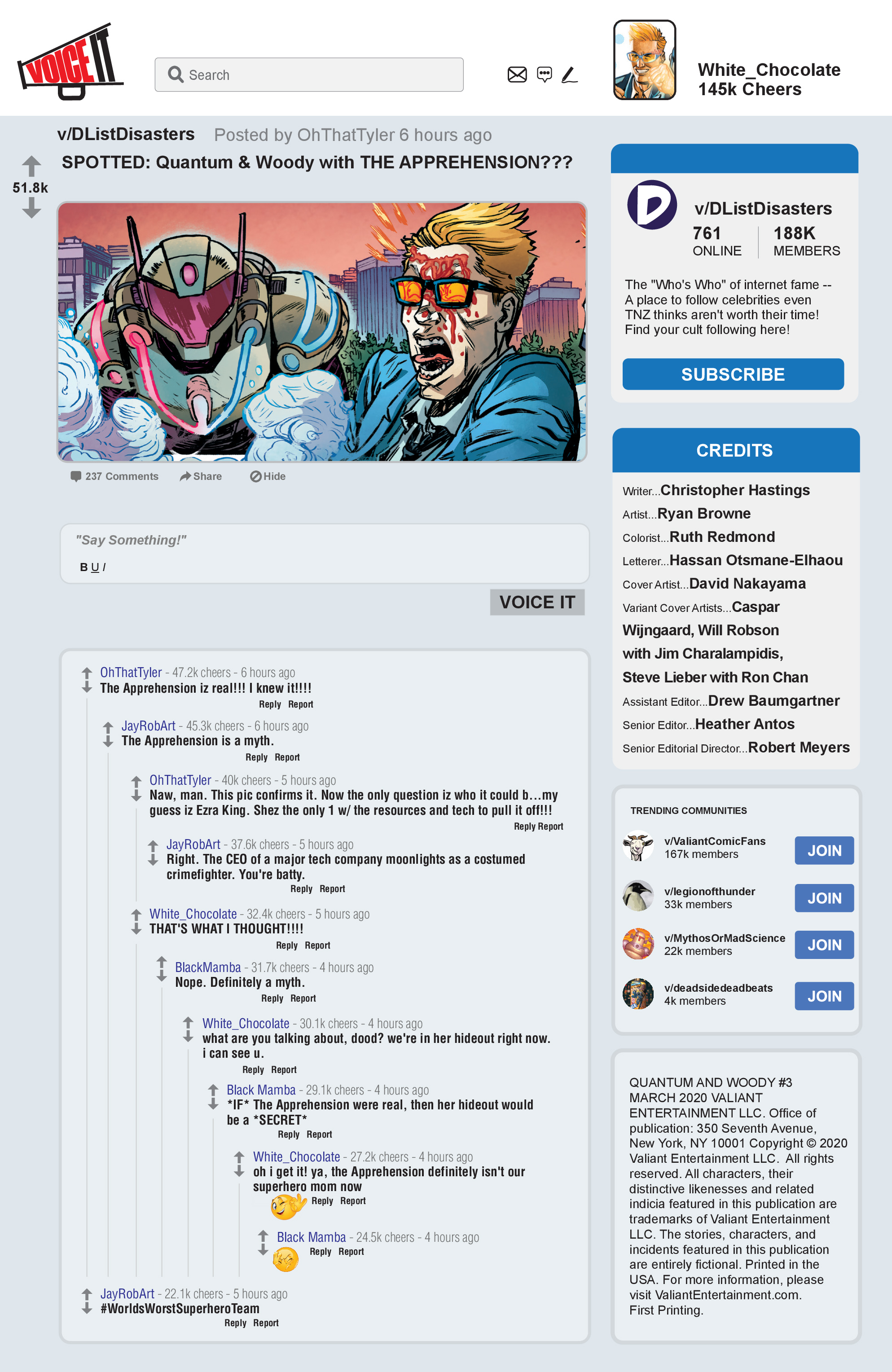 Read online Quantum & Woody comic -  Issue #3 - 2