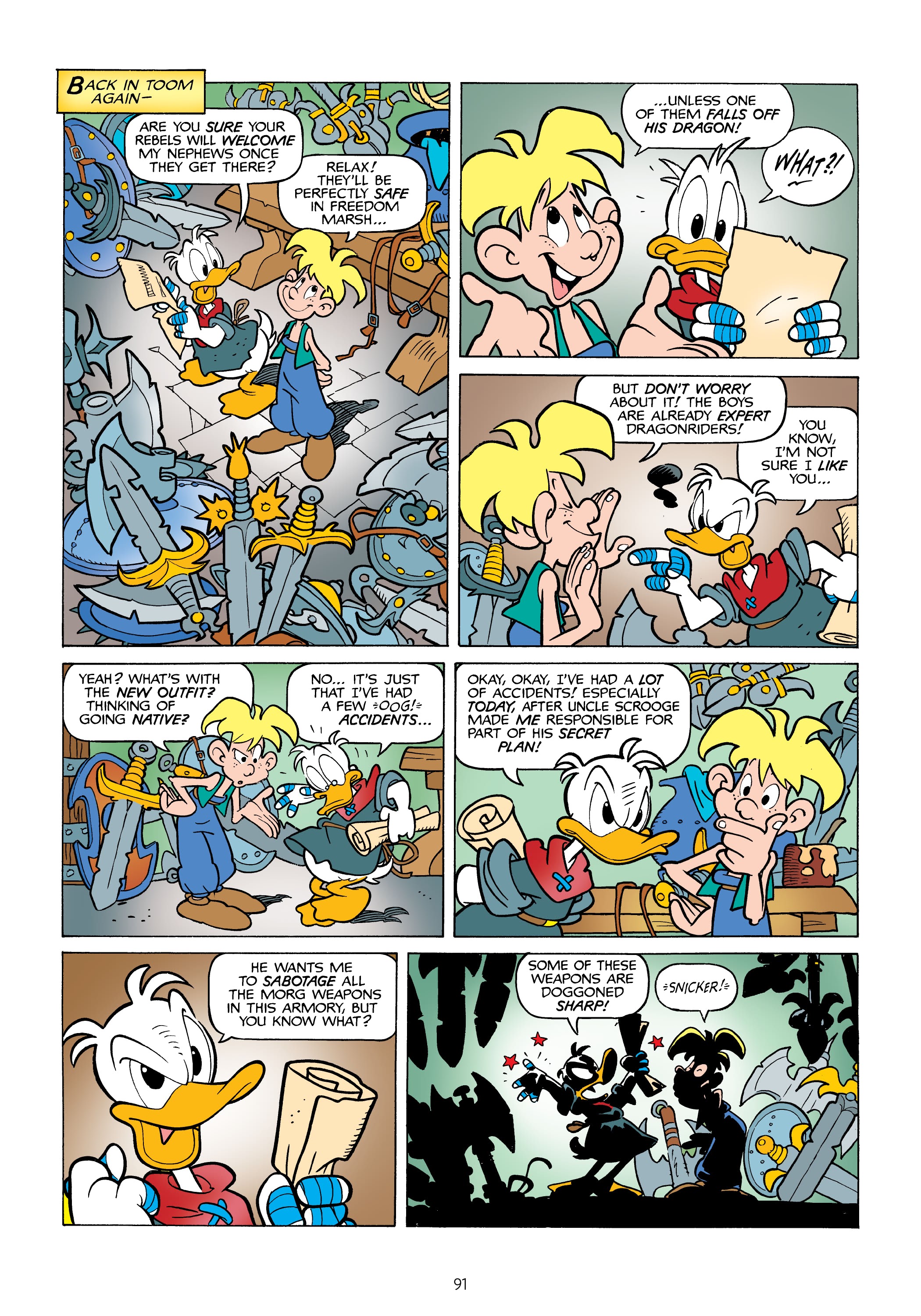 Read online Donald Duck and Uncle Scrooge: World of the Dragonlords comic -  Issue # TPB (Part 1) - 92