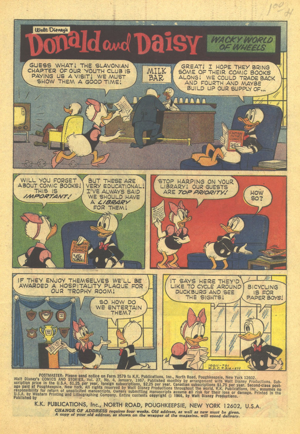 Read online Walt Disney's Comics and Stories comic -  Issue #316 - 3