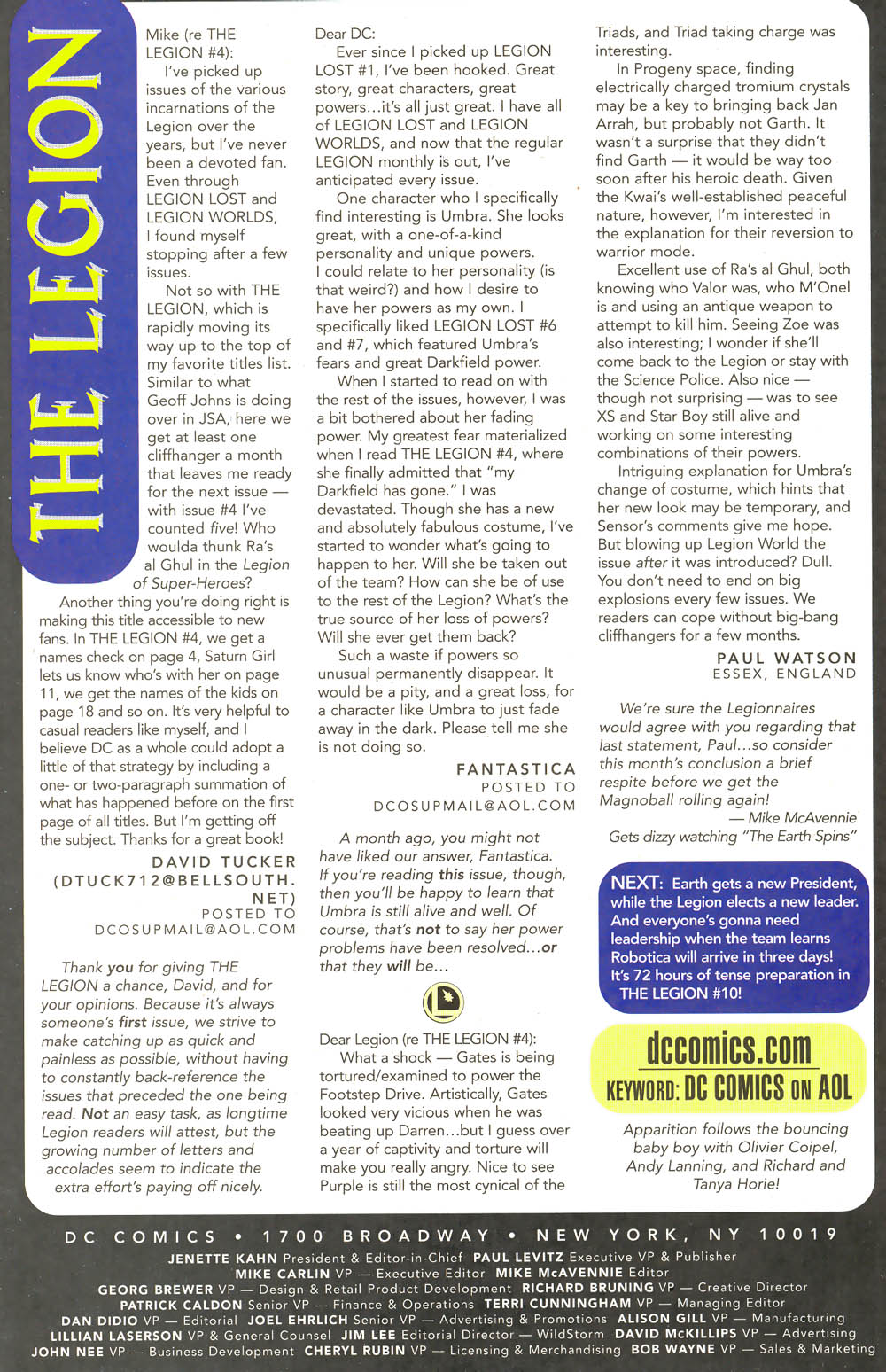 Read online The Legion comic -  Issue #9 - 24