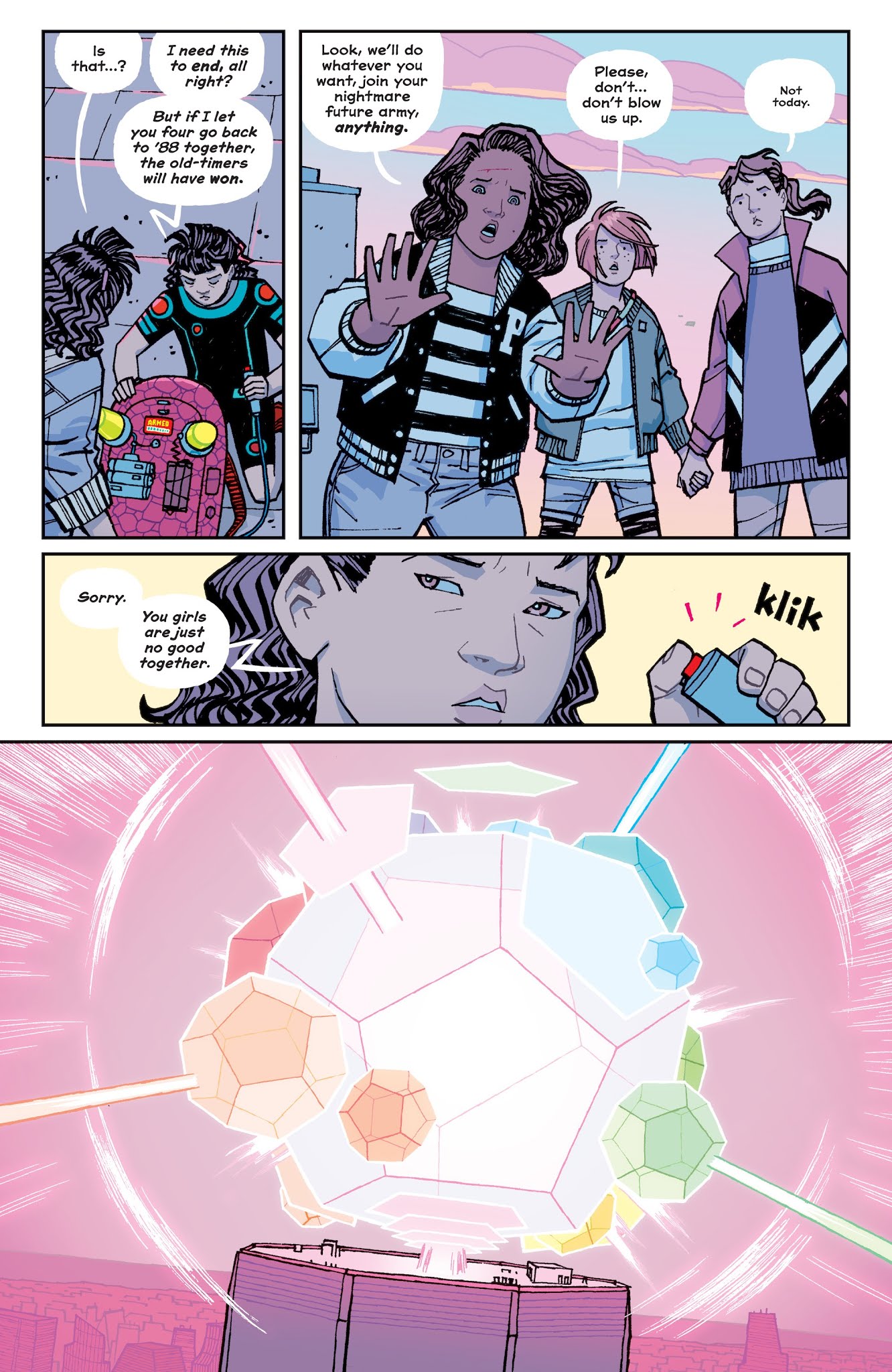 Read online Paper Girls comic -  Issue #25 - 26