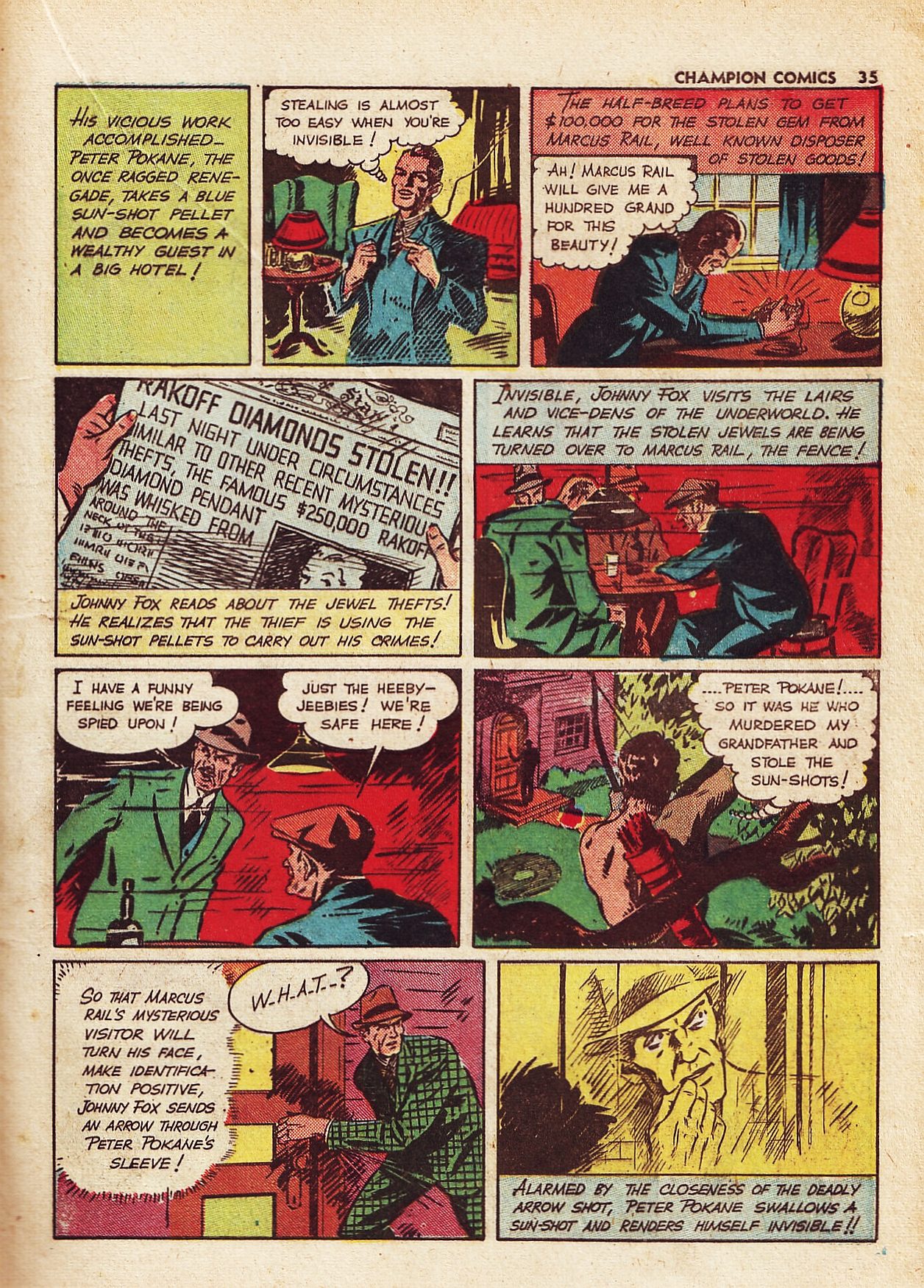 Read online Champion Comics comic -  Issue #6 - 35