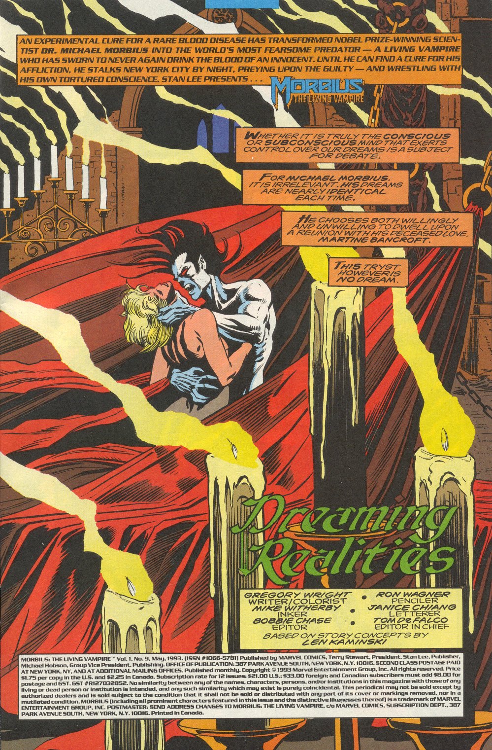 Read online Morbius: The Living Vampire (1992) comic -  Issue #9 - 2