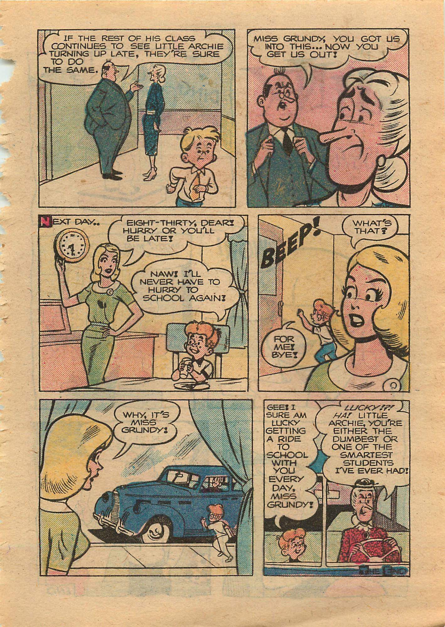 Read online Little Archie Comics Digest Magazine comic -  Issue #1 - 172