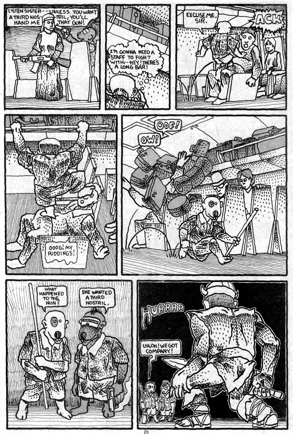 Read online Adolescent Radioactive Black Belt Hamsters comic -  Issue #1 - 25