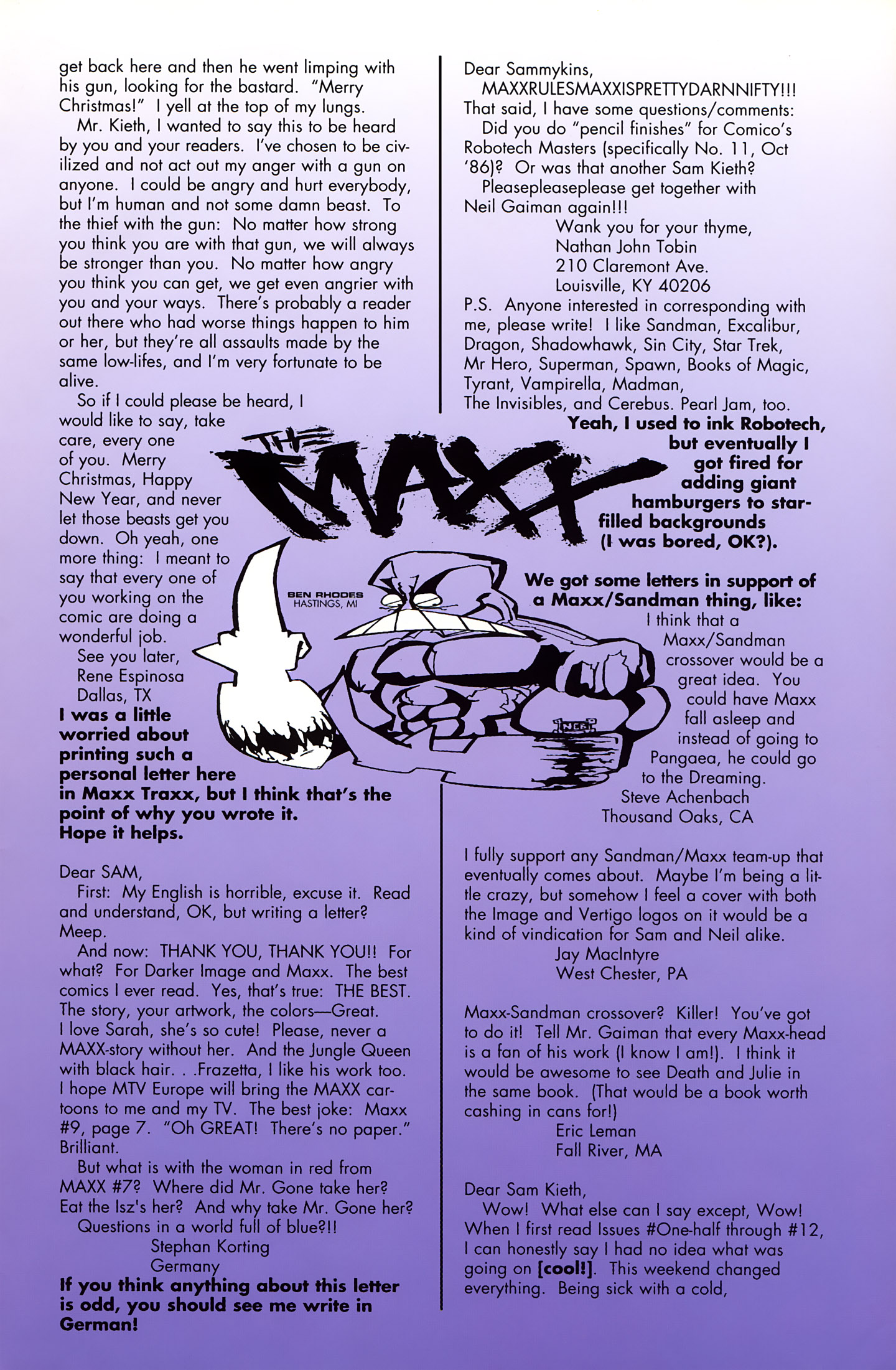 Read online The Maxx (1993) comic -  Issue #14 - 27