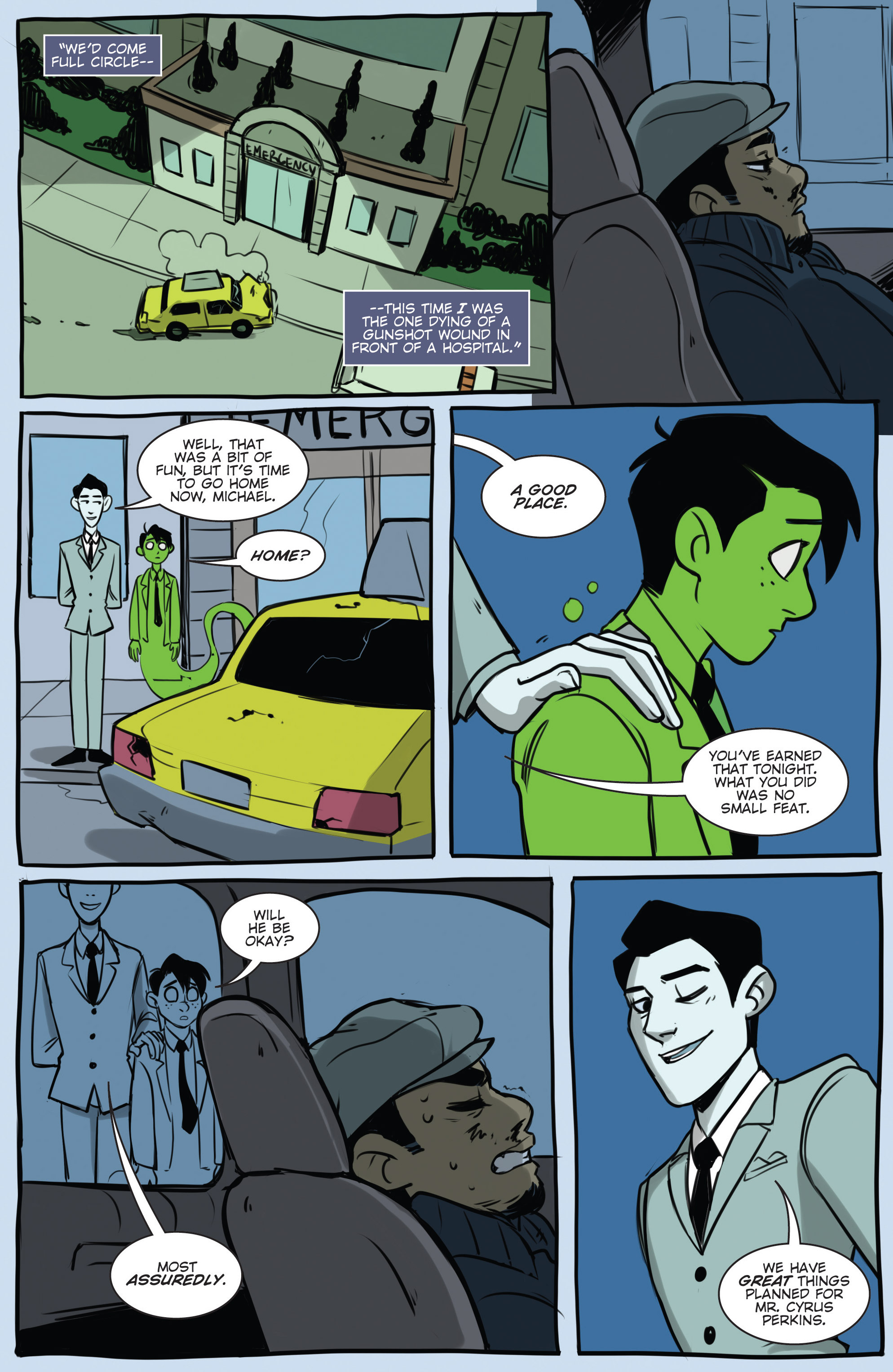 Read online Cyrus Perkins and the Haunted Taxicab comic -  Issue # TPB - 116