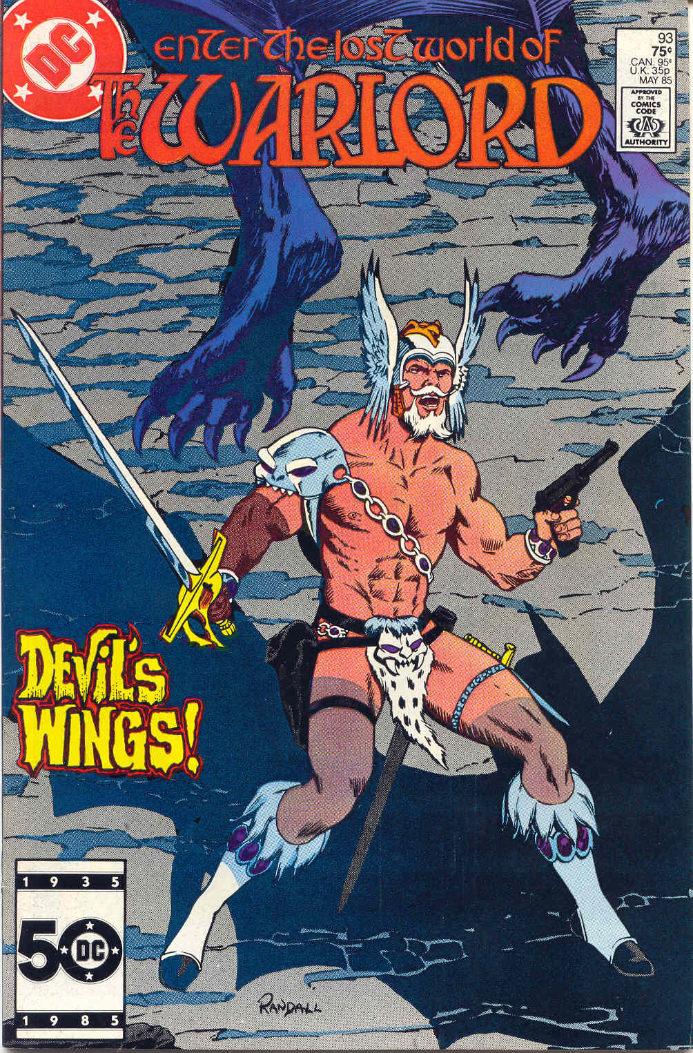 Read online Warlord (1976) comic -  Issue #93 - 1