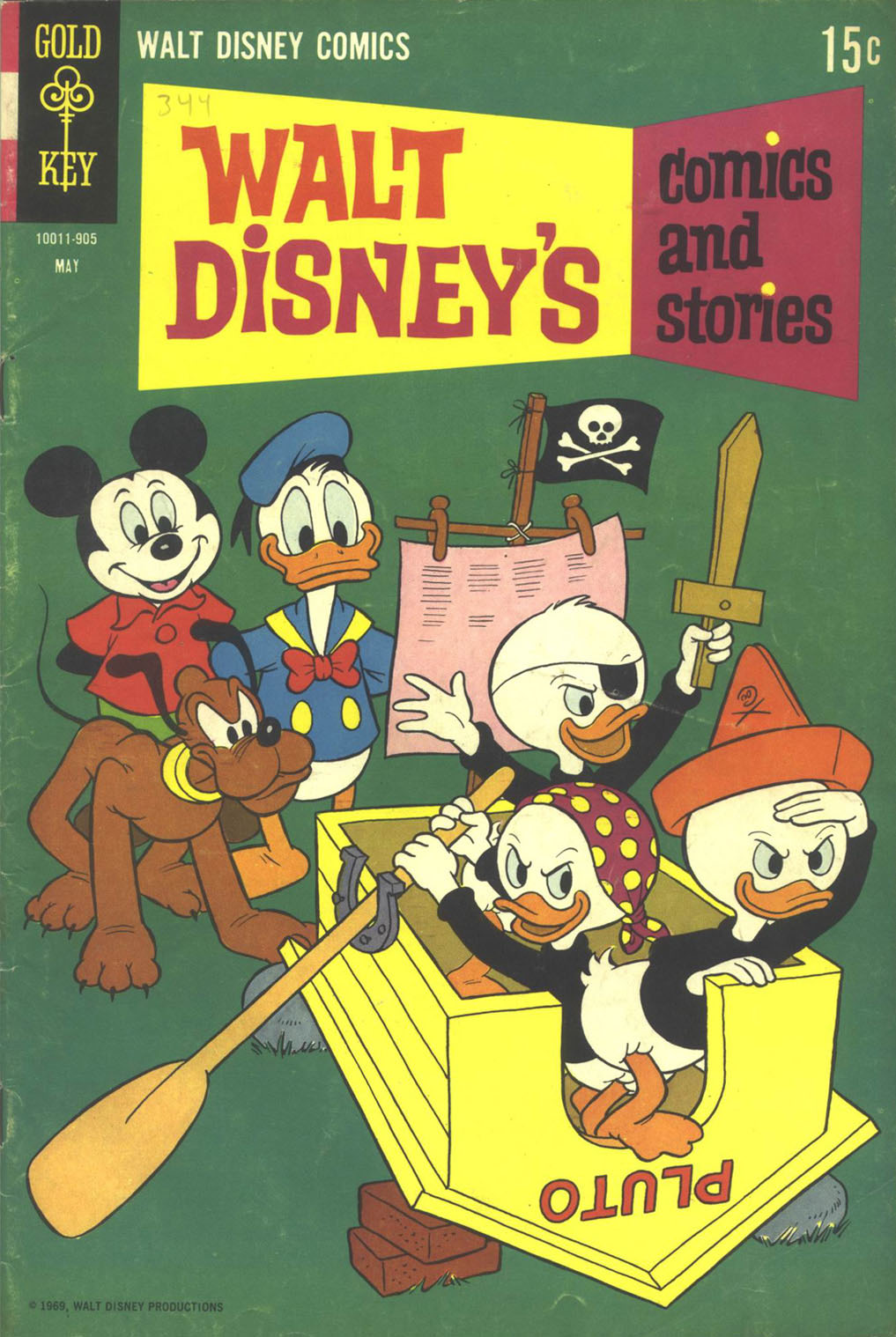 Read online Walt Disney's Comics and Stories comic -  Issue #344 - 1