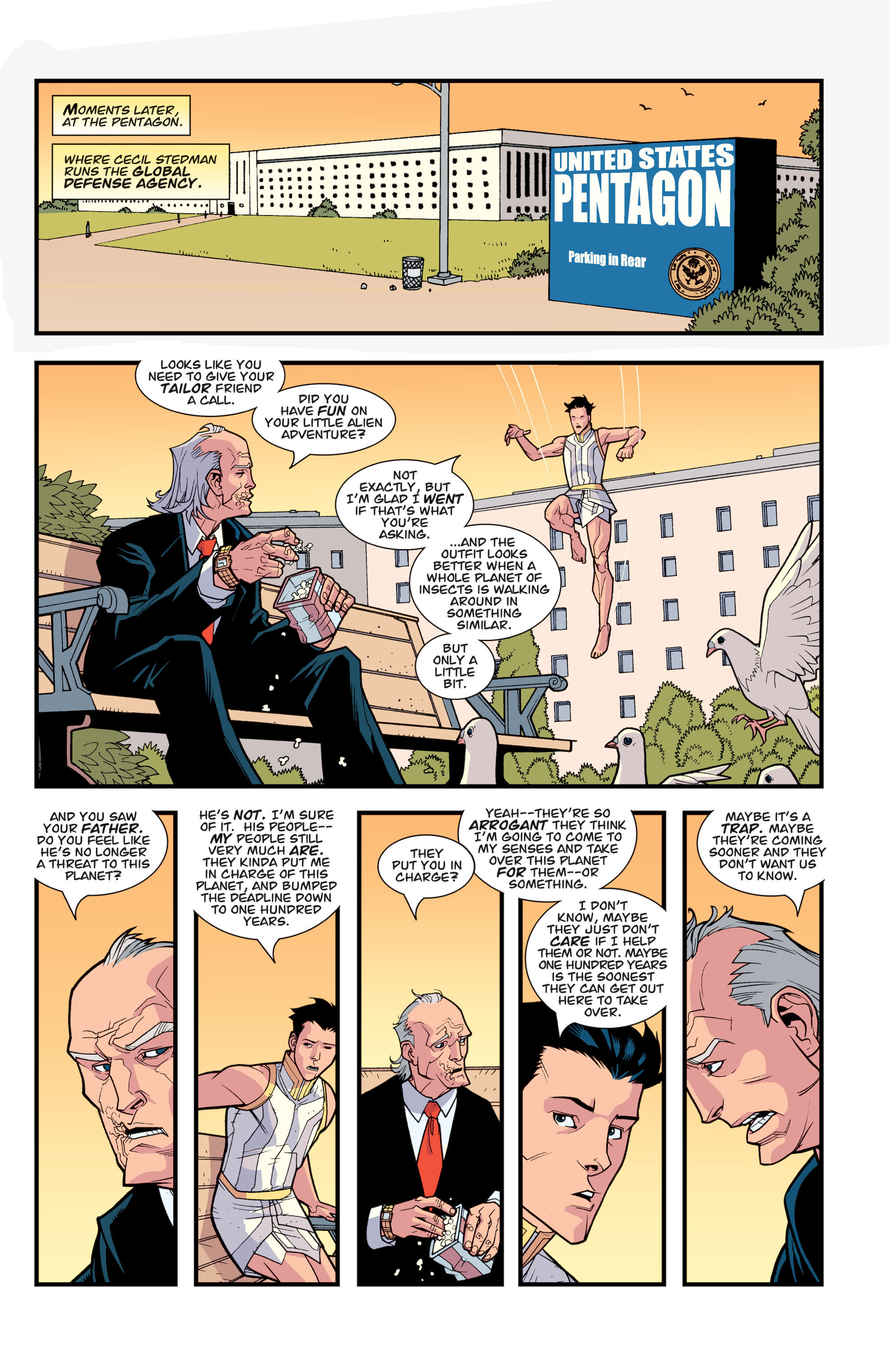 Read online Invincible comic -  Issue # _TPB 6 - A Different World - 129