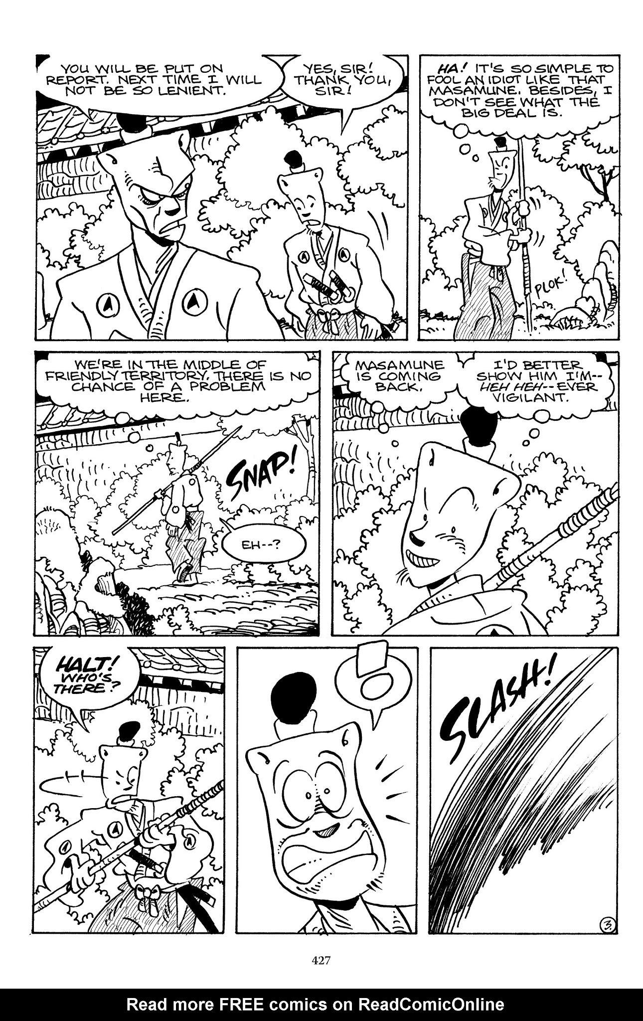 Read online The Usagi Yojimbo Saga comic -  Issue # TPB 5 - 421