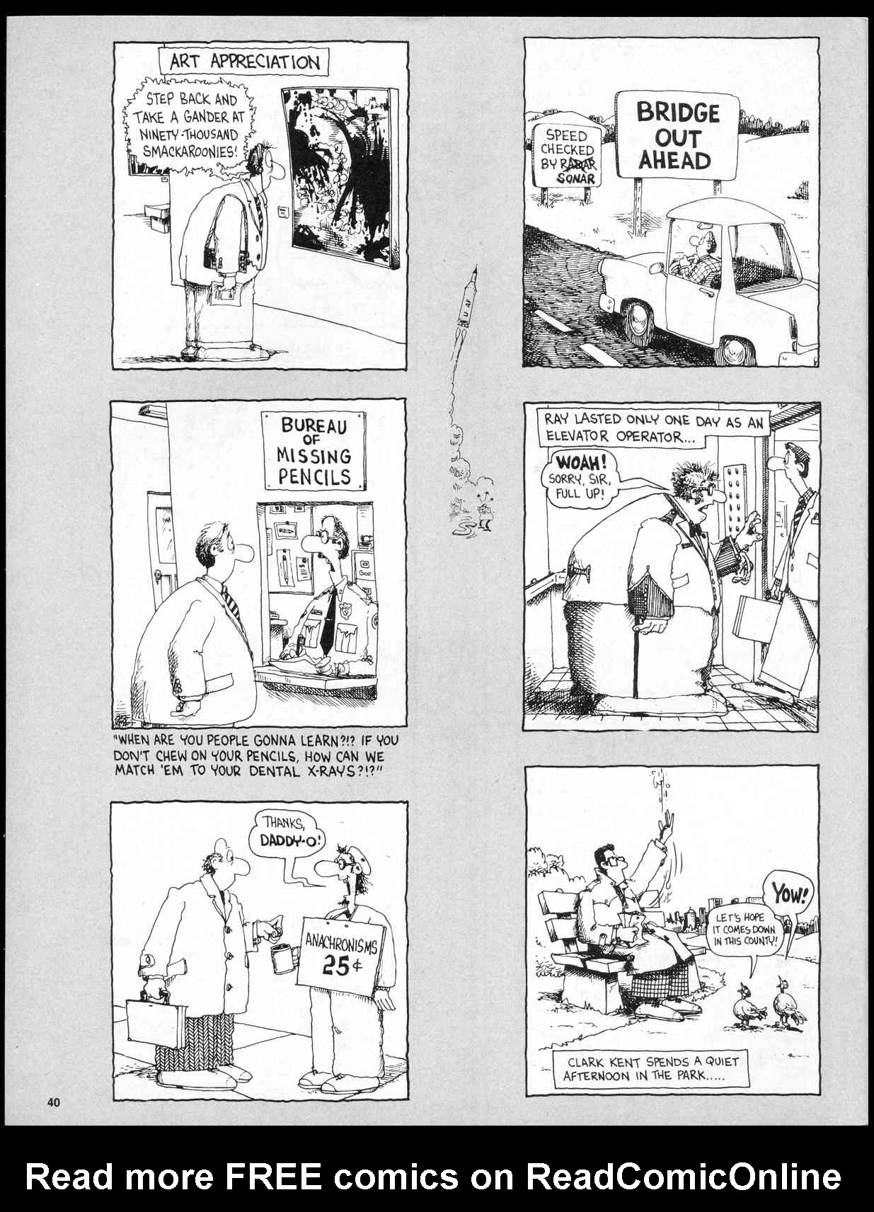Read online MAD comic -  Issue #281 - 42