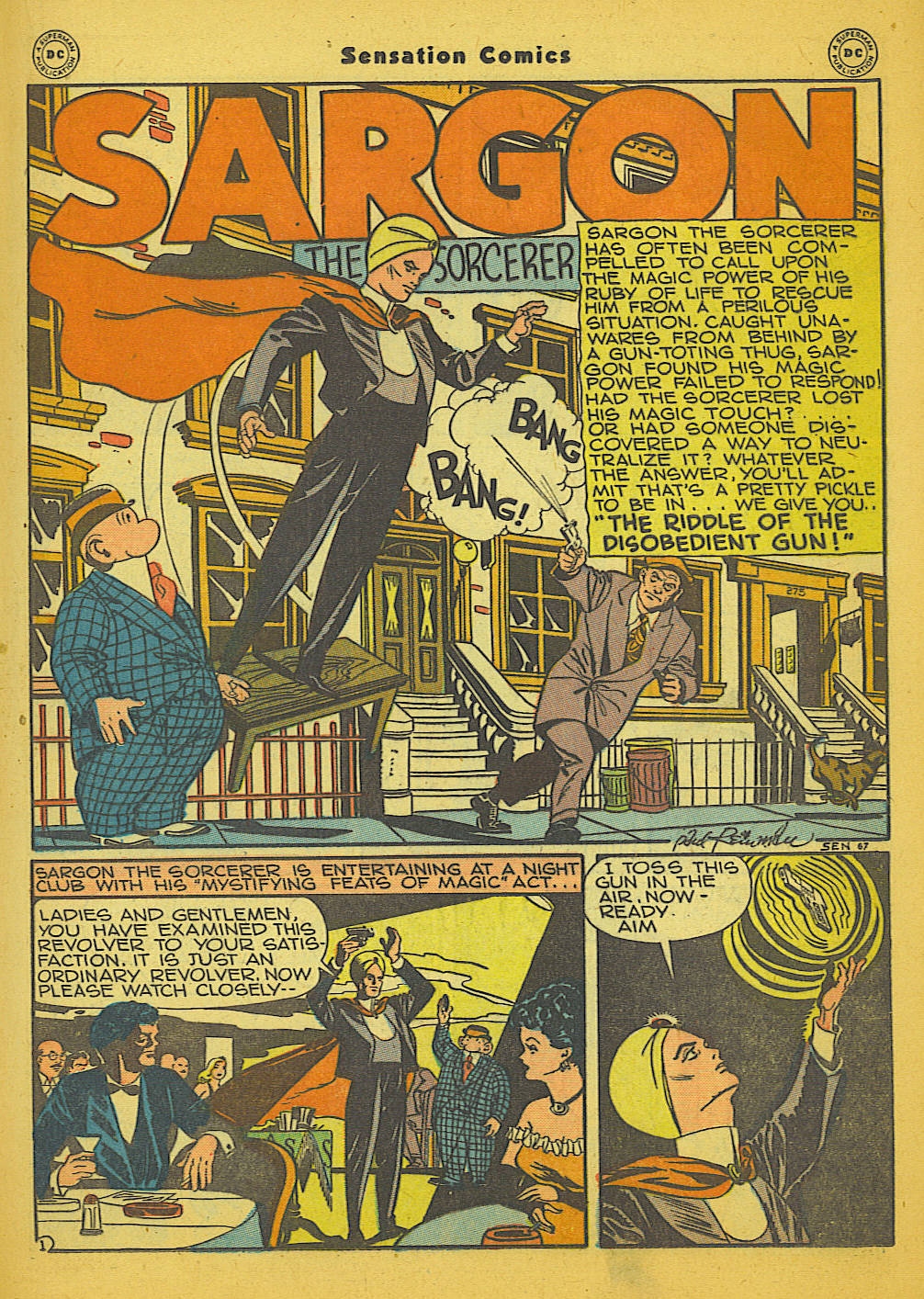 Read online Sensation (Mystery) Comics comic -  Issue #66 - 25