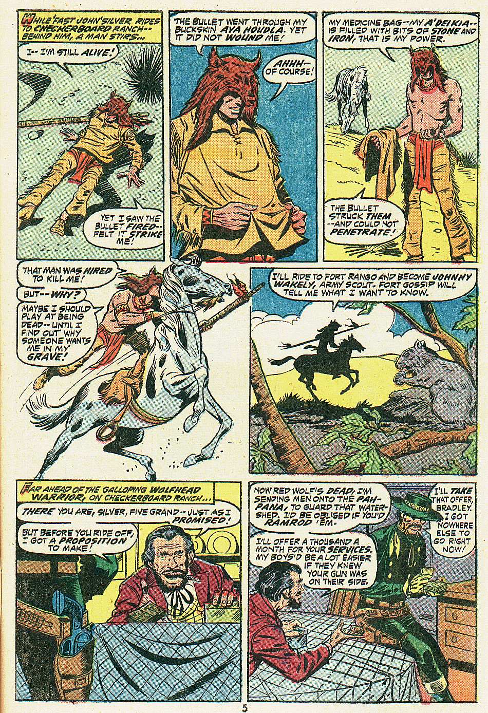 Read online Red Wolf (1972) comic -  Issue #5 - 5