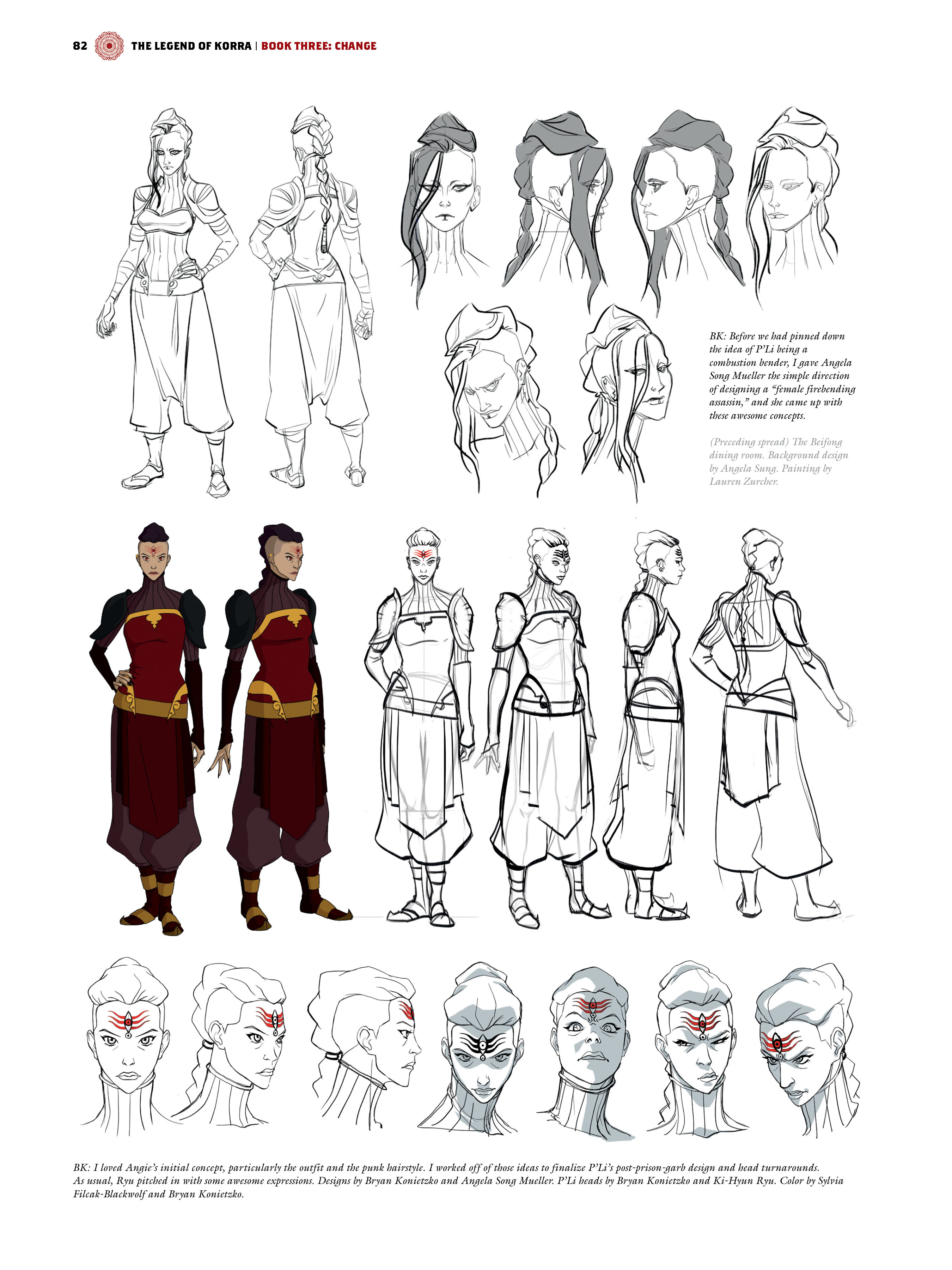 Read online The Legend of Korra: The Art of the Animated Series comic -  Issue # TPB 3 - 83