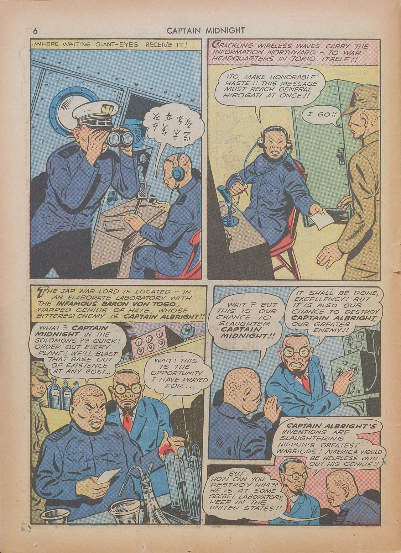 Read online Captain Midnight (1942) comic -  Issue #7 - 6
