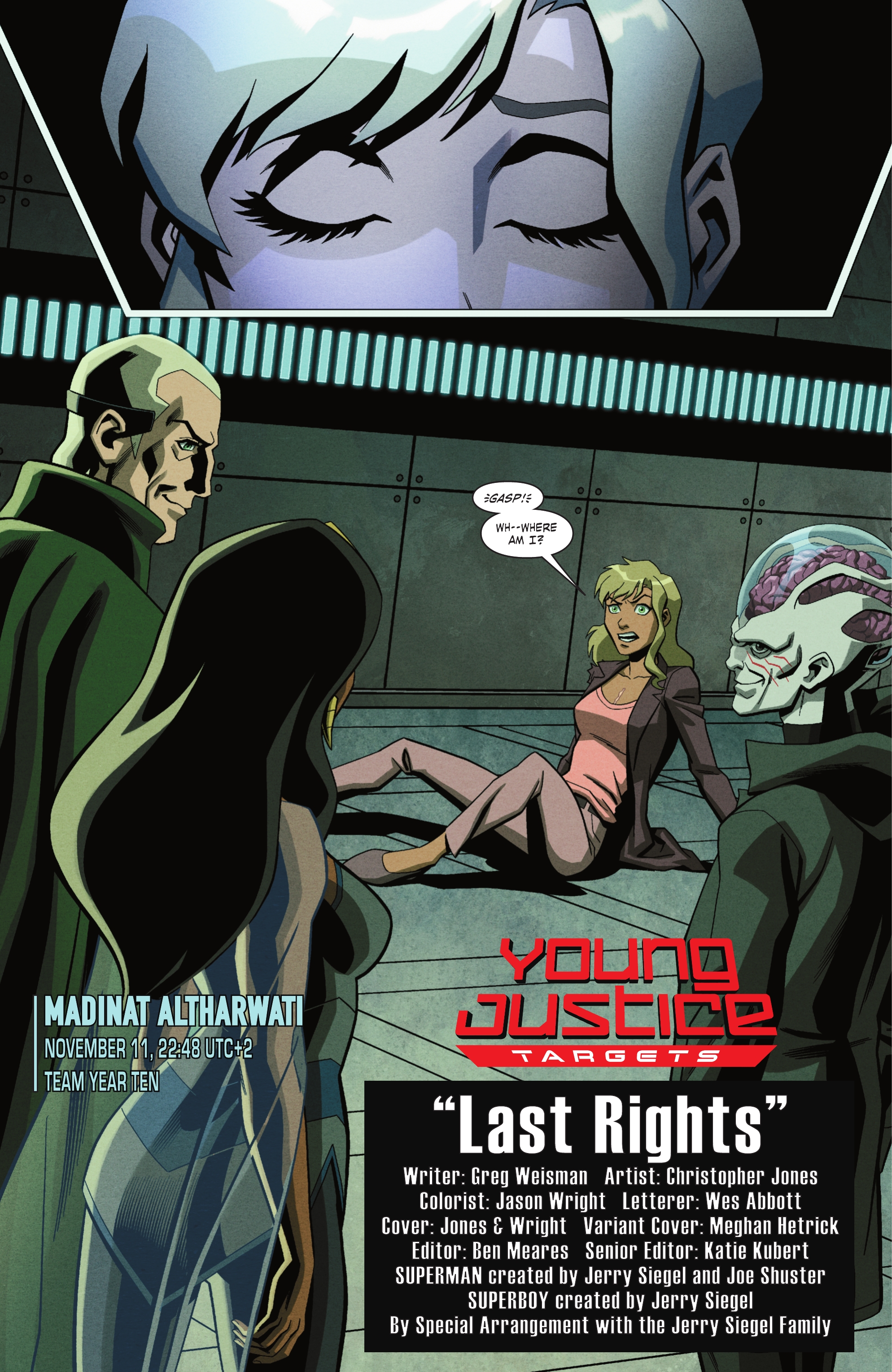 Young Justice: Targets issue 6 - Page 2