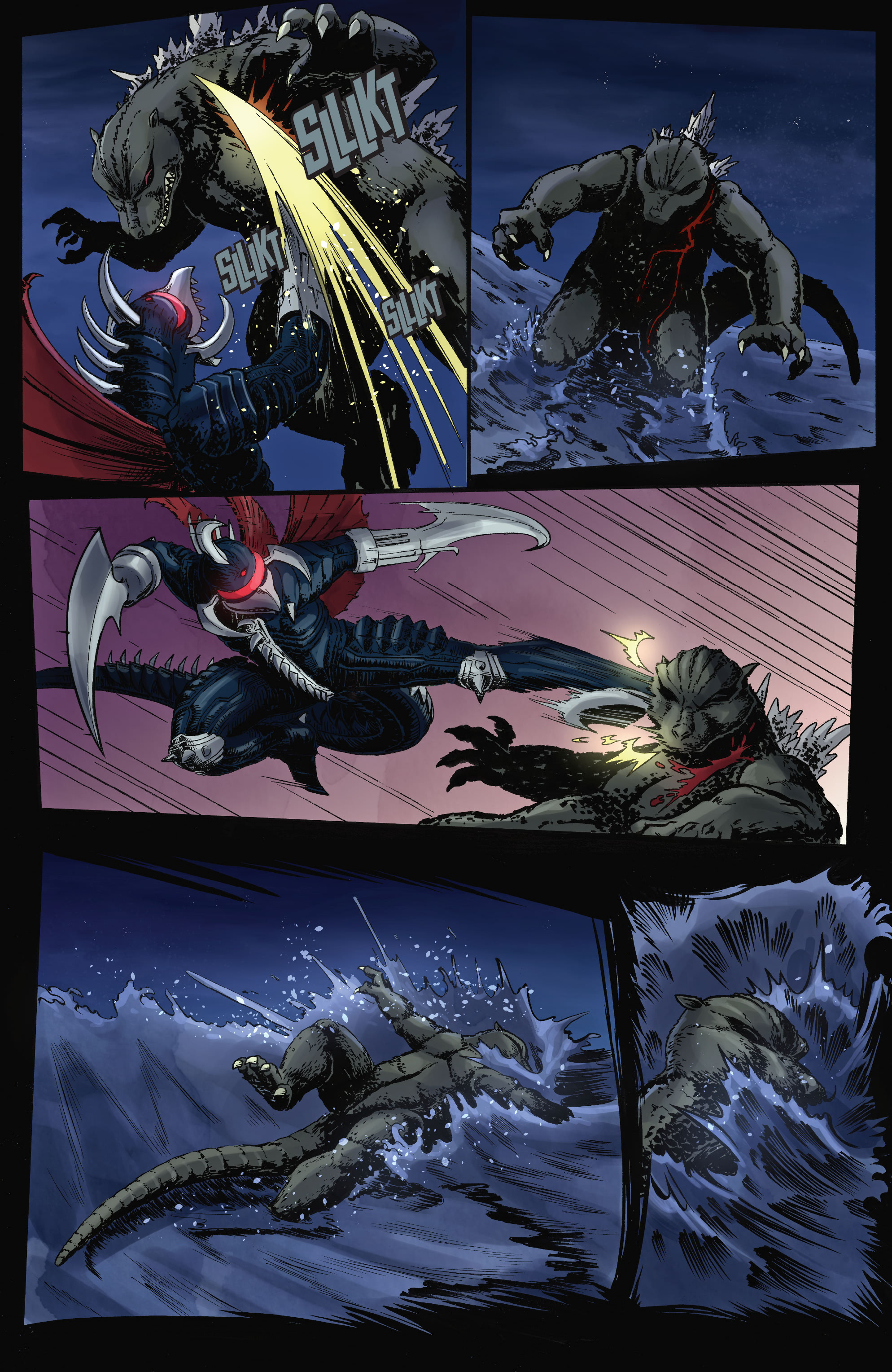 Read online Godzilla Rivals: Vs. Gigan comic -  Issue # Full - 16