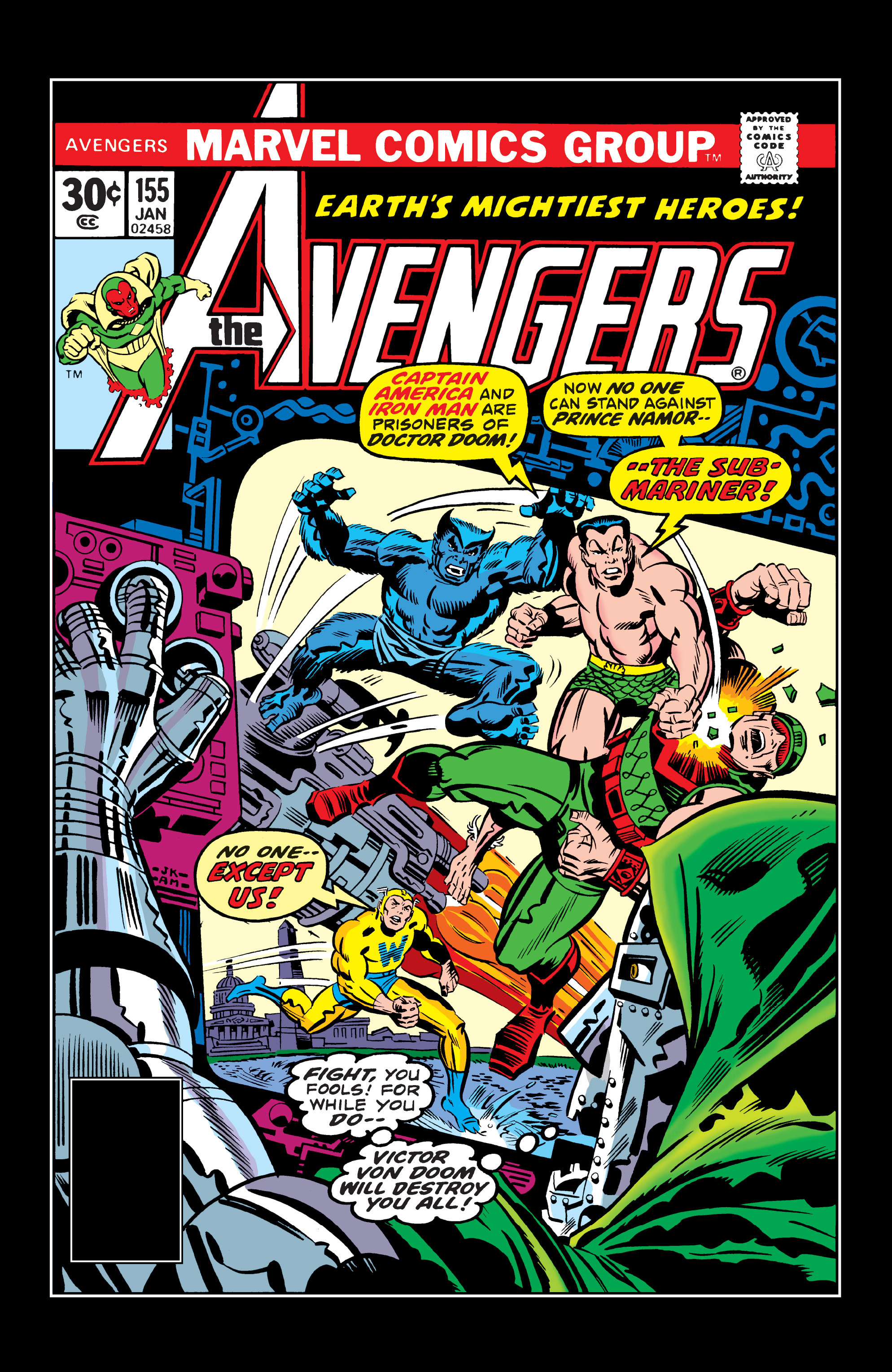 Read online The Avengers (1963) comic -  Issue #155 - 1