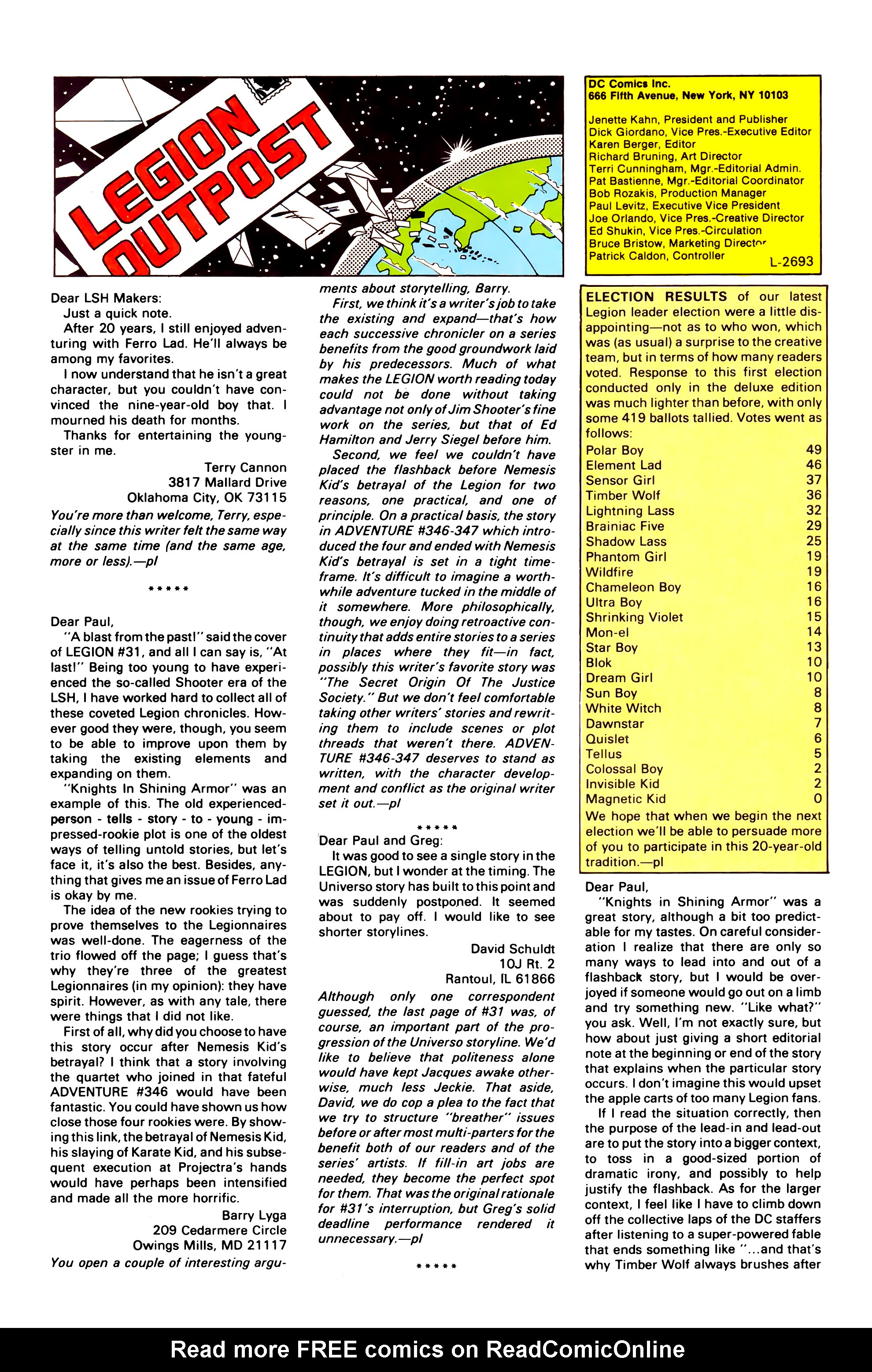 Legion of Super-Heroes (1984) 36 Page 28