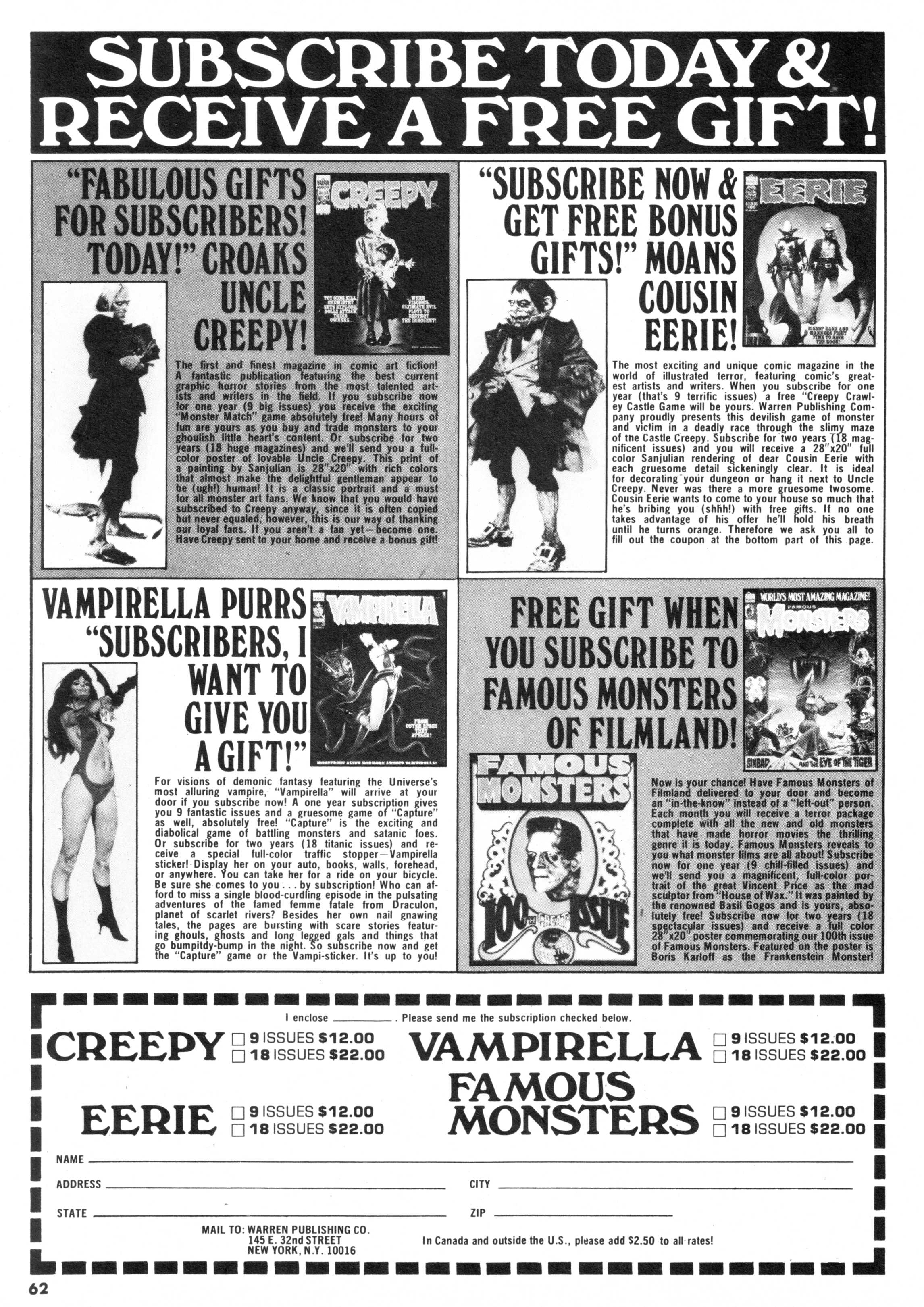 Read online Vampirella (1969) comic -  Issue #62 - 62