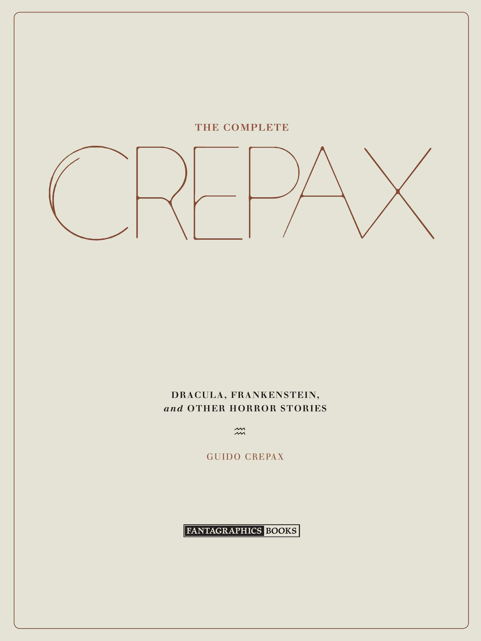 Read online The Complete Crepax comic -  Issue # TPB 1 - 4