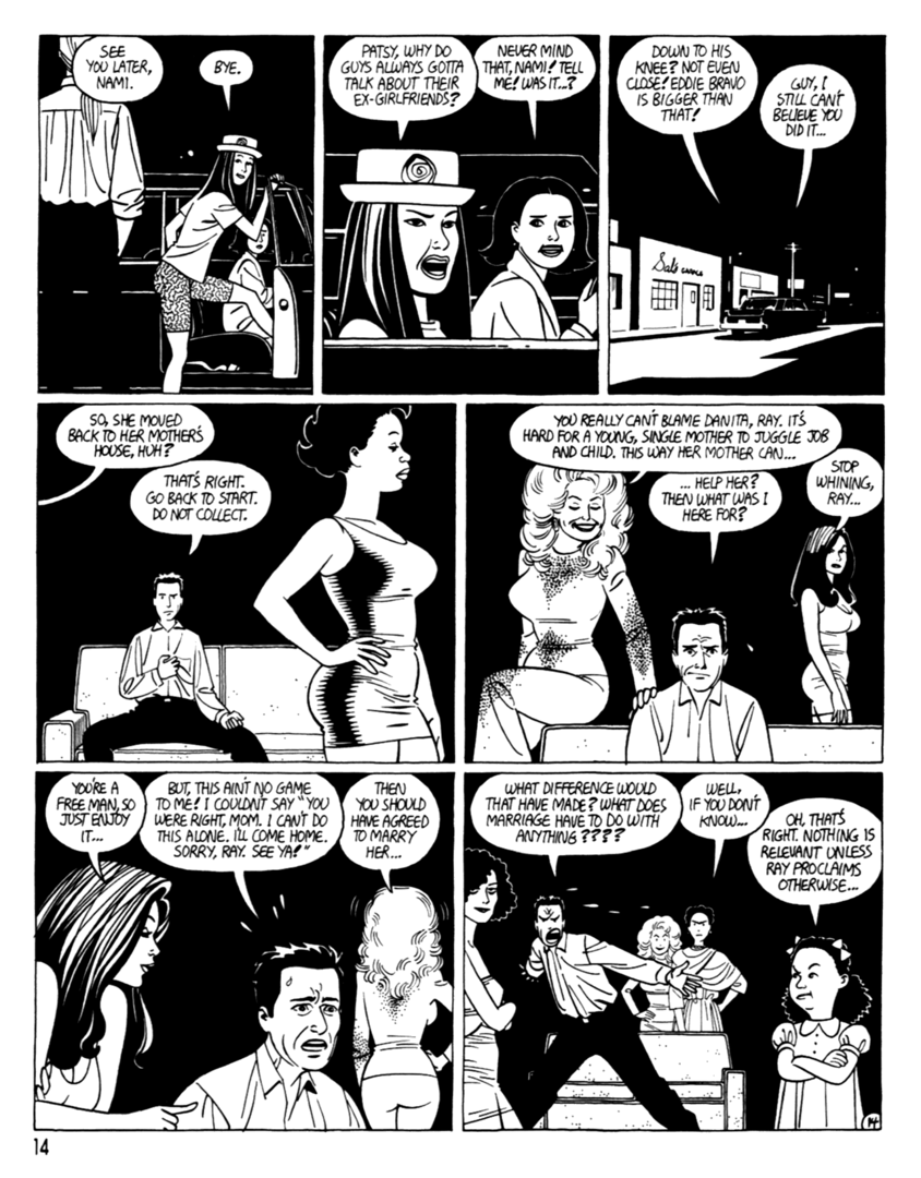 Read online Love and Rockets (1982) comic -  Issue #37 - 16