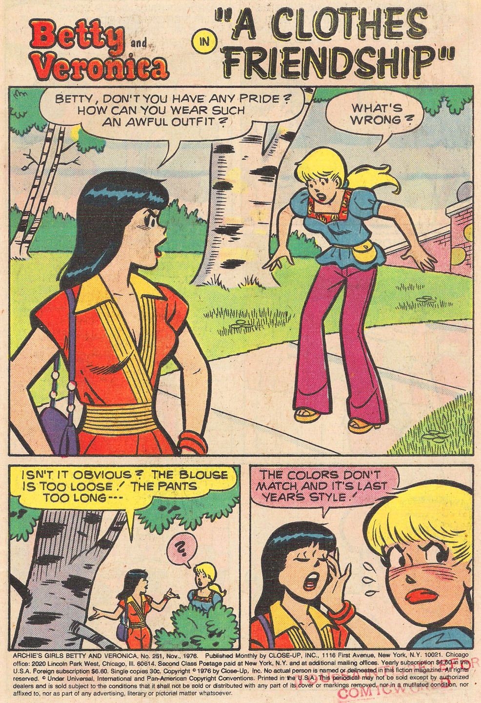 Read online Archie's Girls Betty and Veronica comic -  Issue #251 - 3