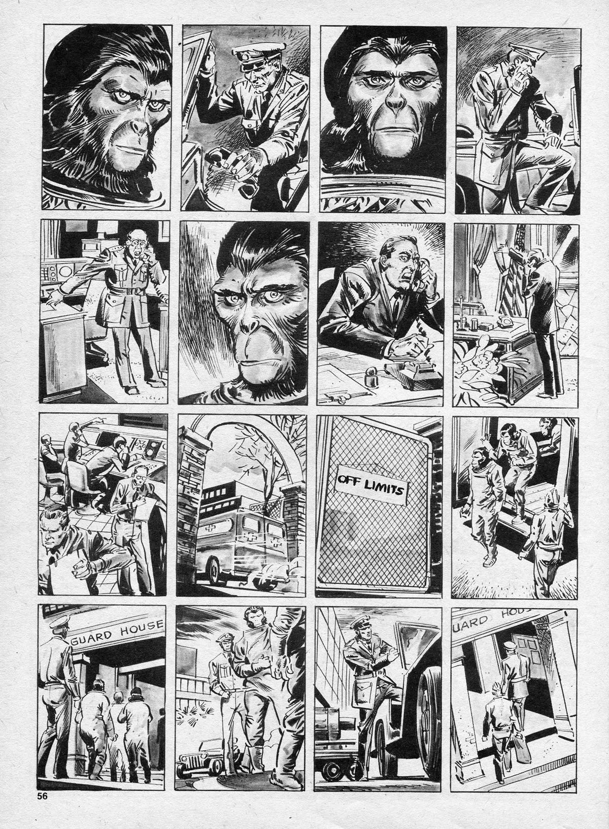 Read online Planet of the Apes comic -  Issue #12 - 56