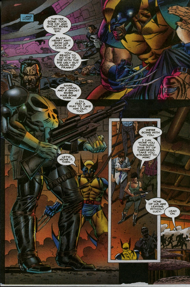 Read online Ghost Rider; Wolverine; Punisher: The Dark Design comic -  Issue # Full - 27