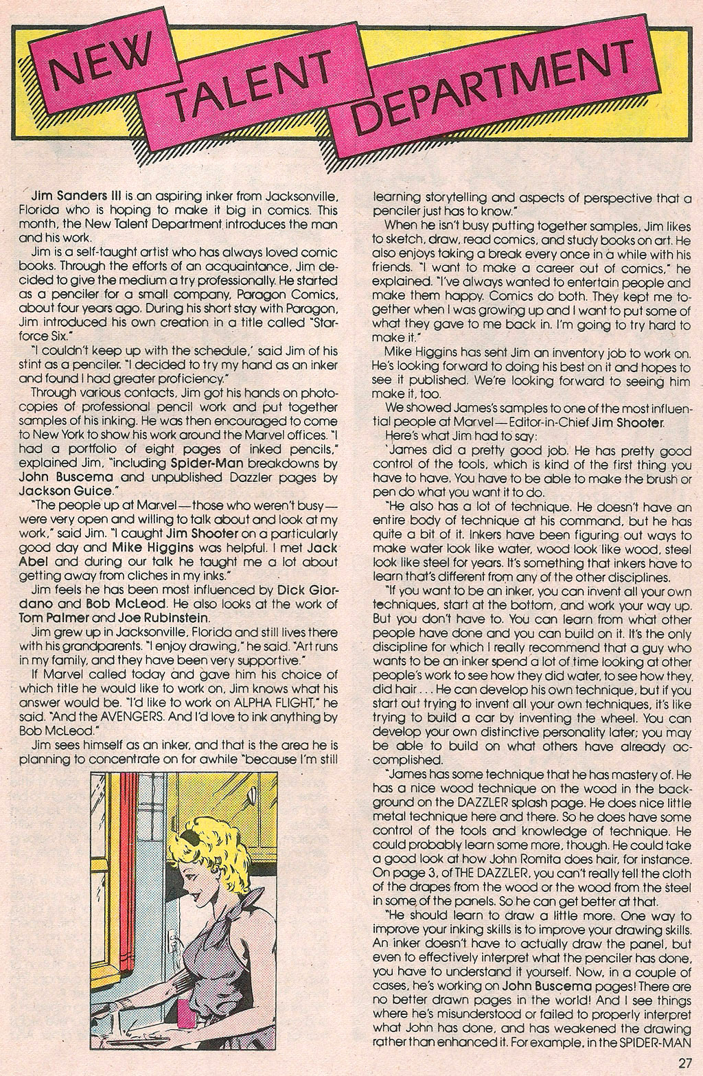 Read online Marvel Age comic -  Issue #42 - 27