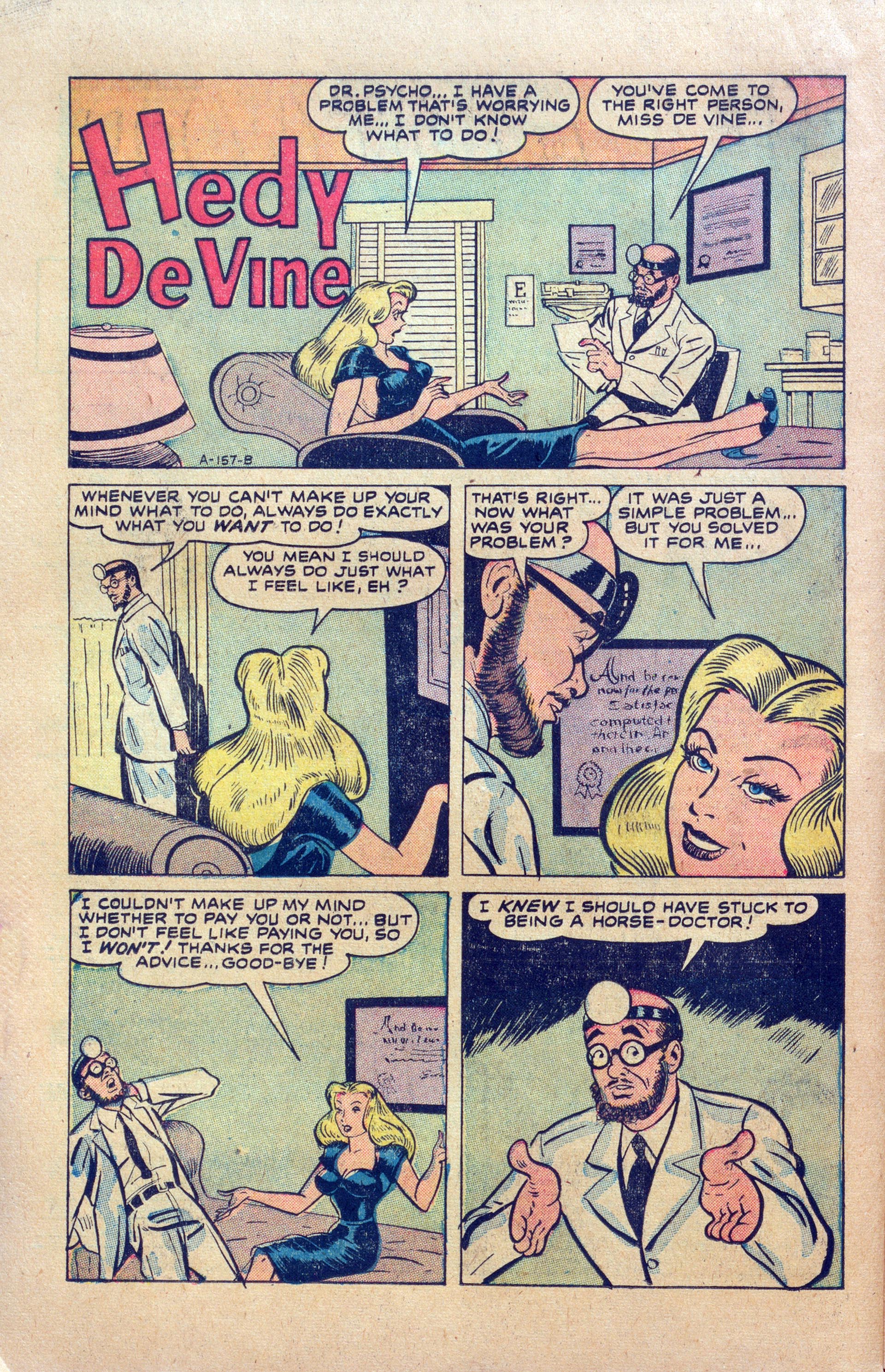 Read online Hedy Of Hollywood Comics comic -  Issue #50 - 26