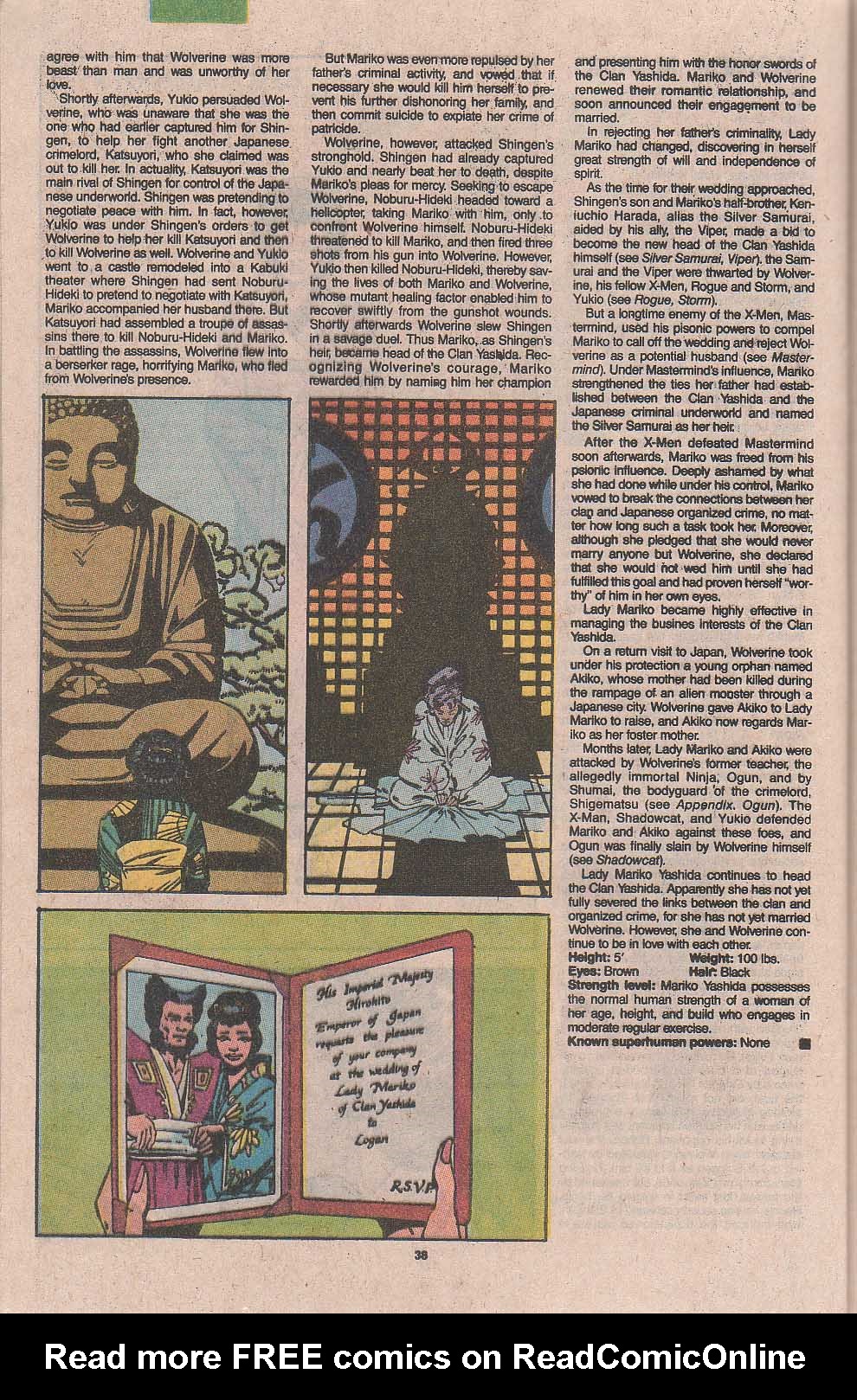 Read online The Official Handbook of the Marvel Universe: Update '89 comic -  Issue #8 - 67