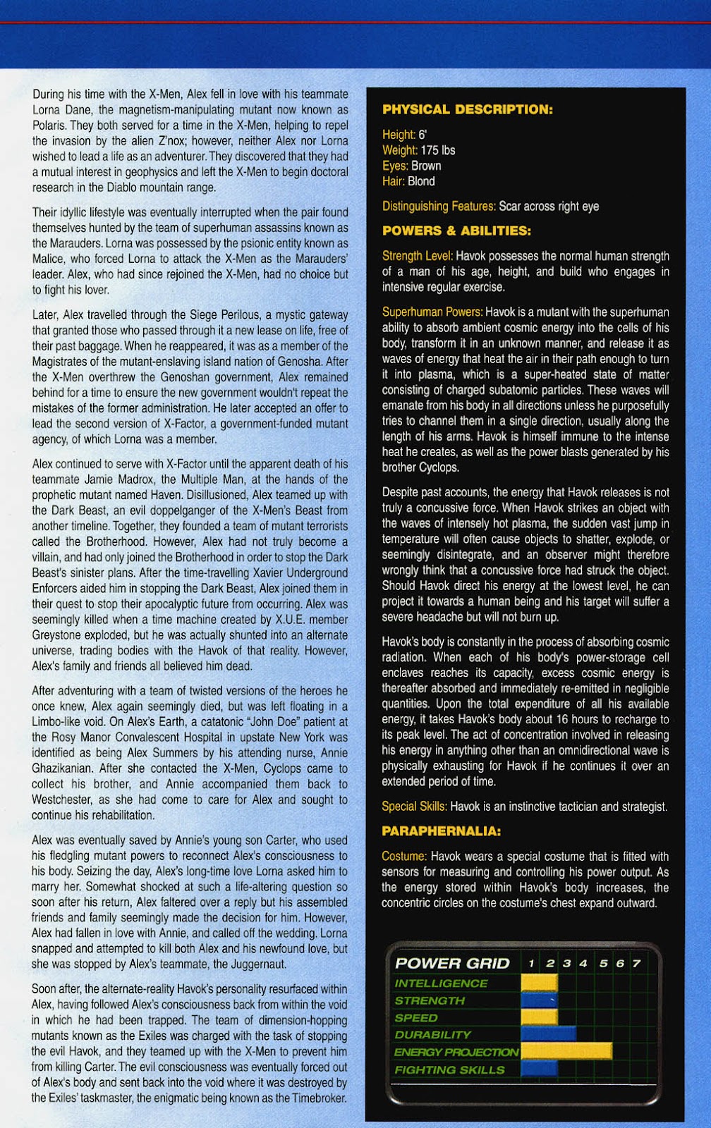 Official Handbook of the Marvel Universe: X-Men 2004 issue Full - Page 14