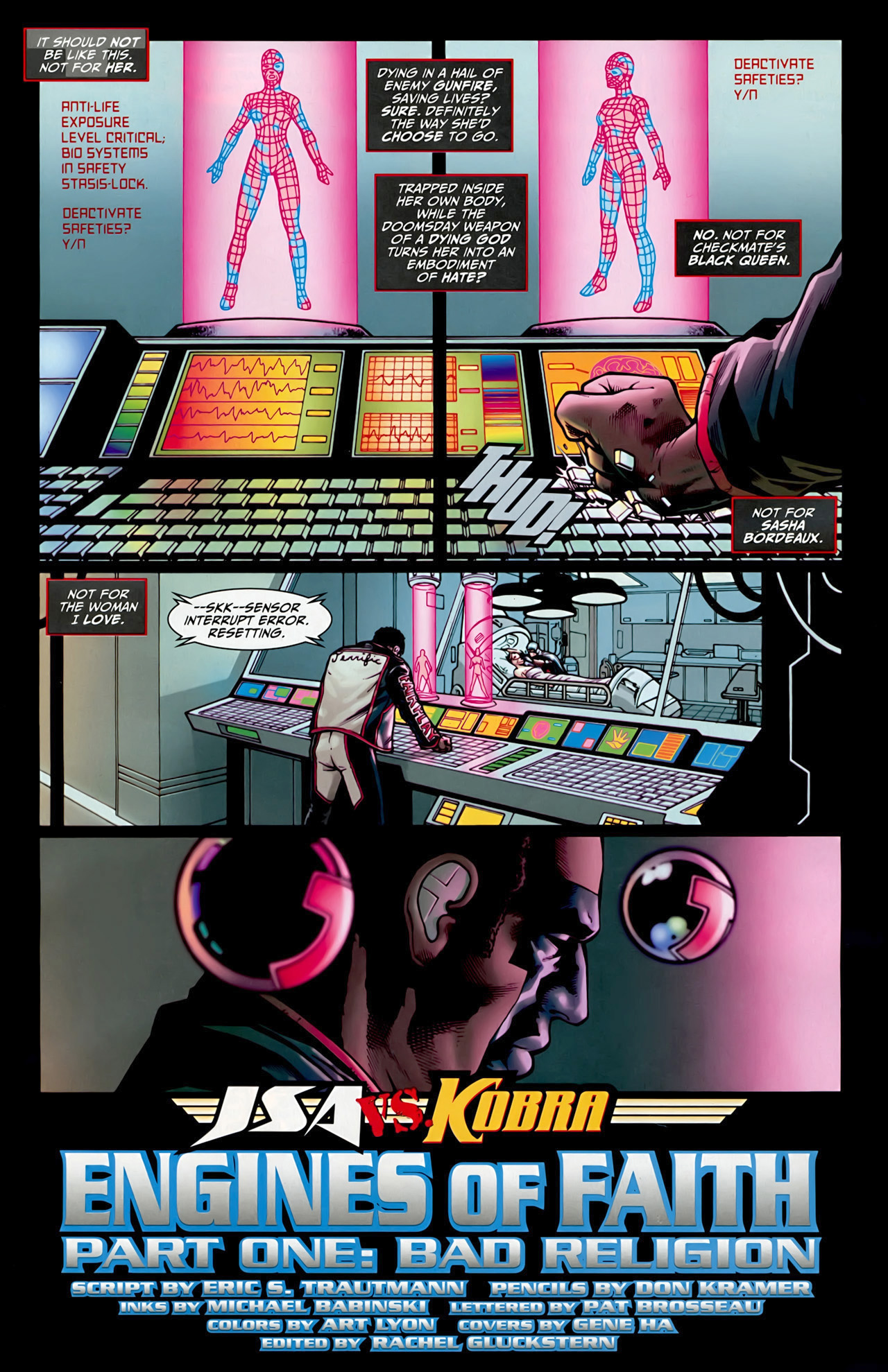 Read online JSA vs. Kobra comic -  Issue #1 - 2