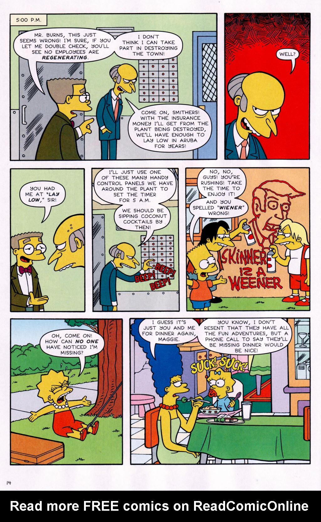 Read online Simpsons Comics comic -  Issue #128 - 13