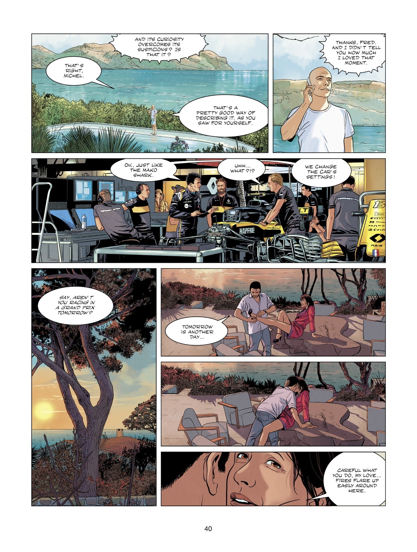 Read online Michel Vaillant comic -  Issue #8 - 40