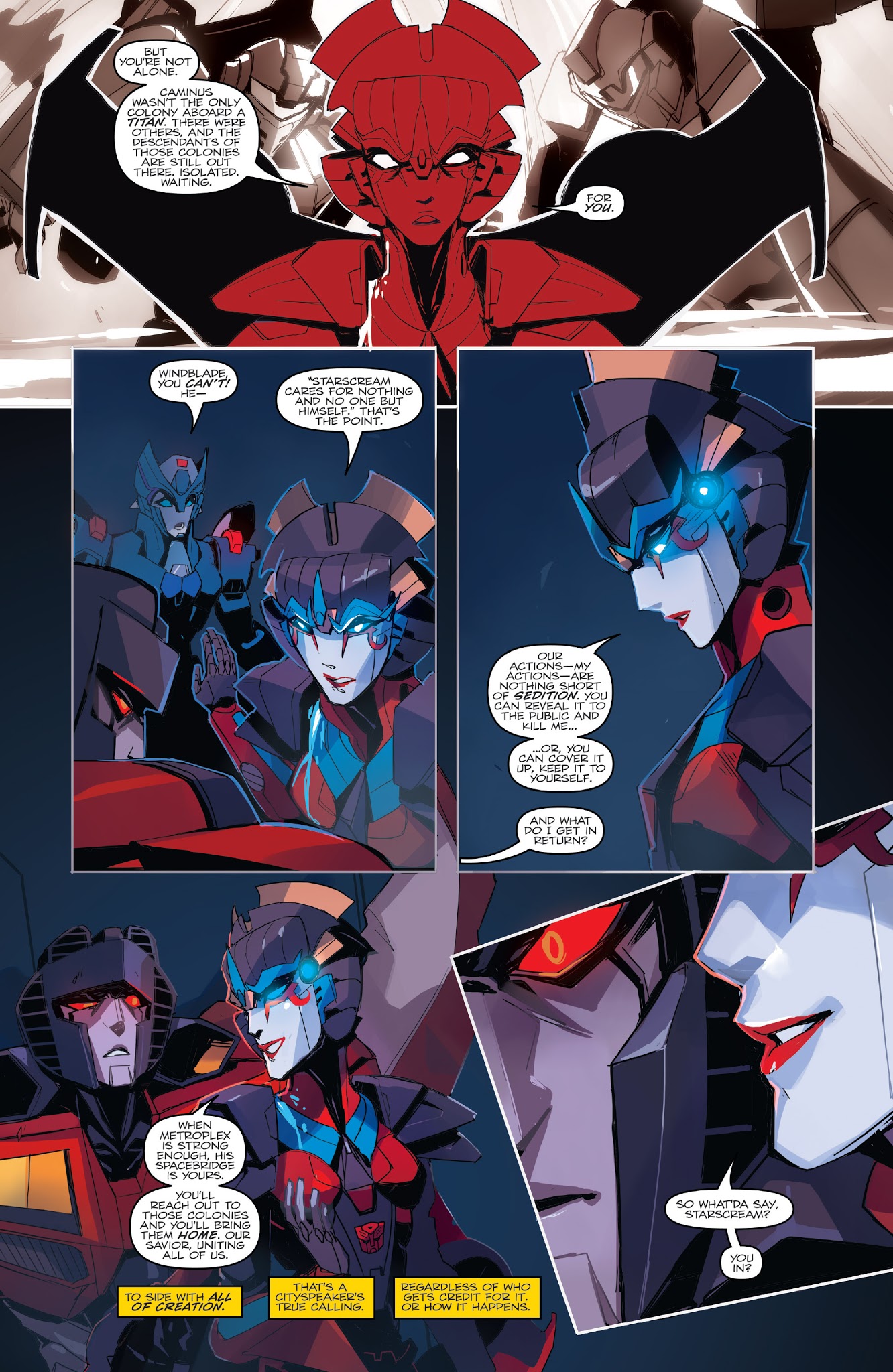 Read online The Transformers: Windblade (2018) comic -  Issue # TPB - 100