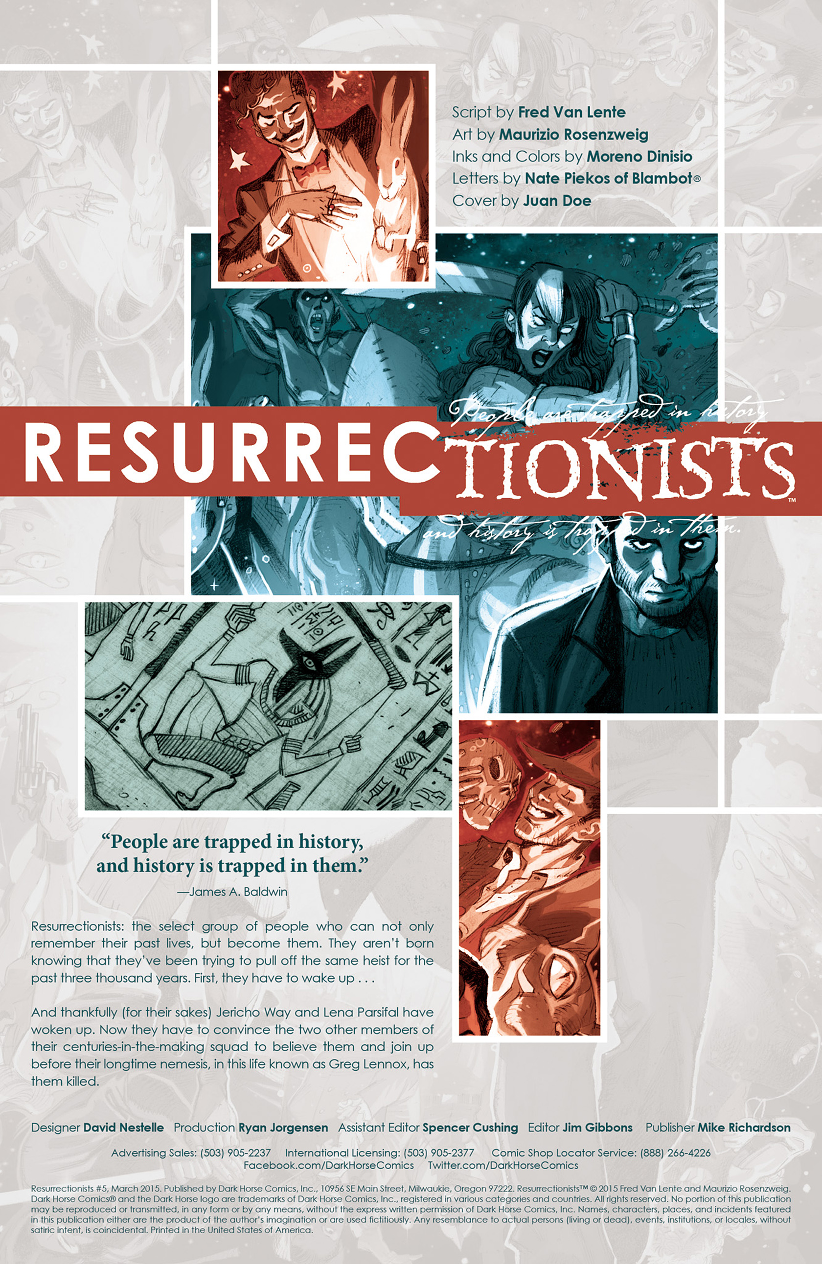 Read online Resurrectionists comic -  Issue #5 - 2