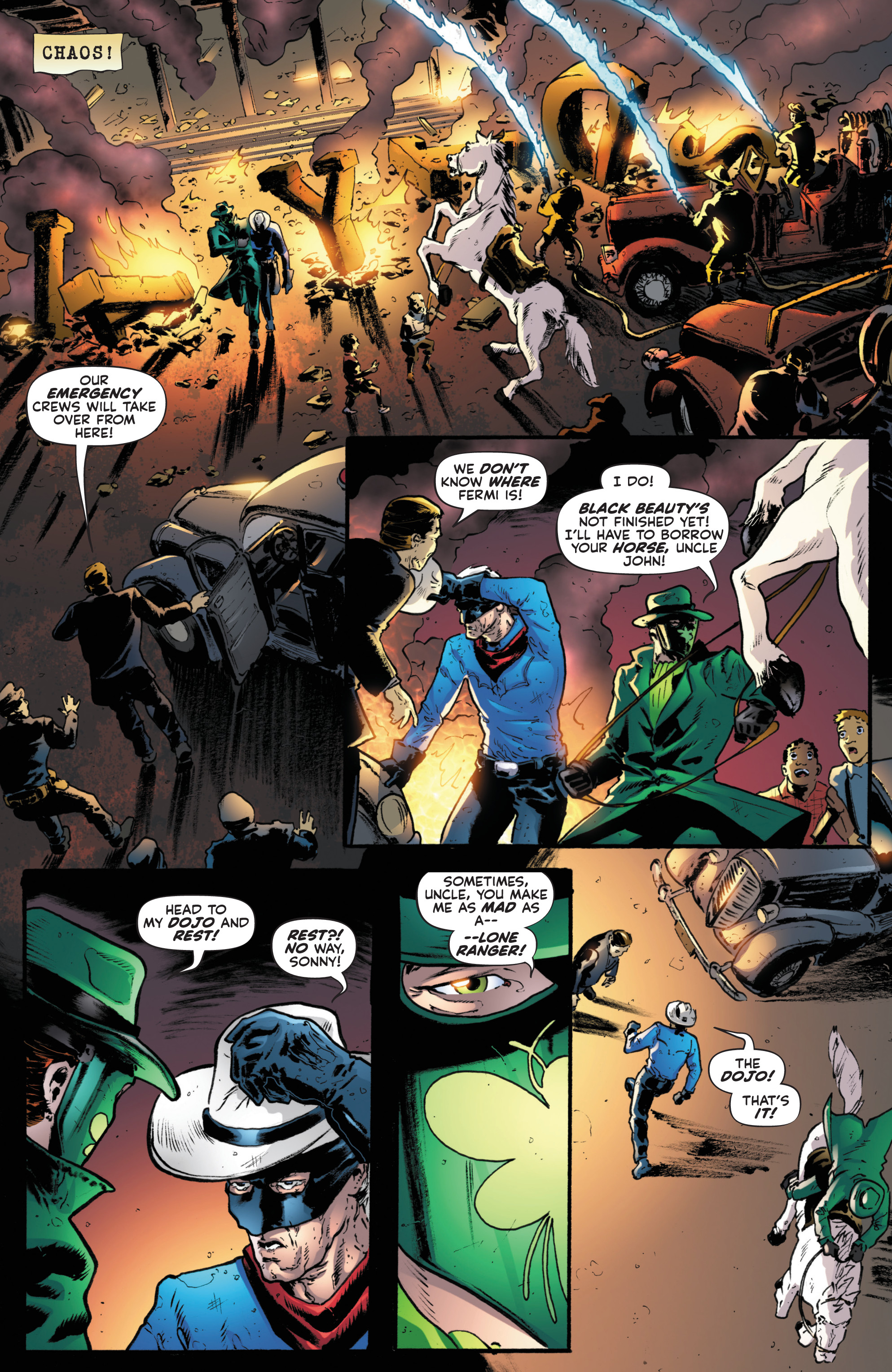 Read online The Lone Ranger/Green Hornet comic -  Issue #5 - 14
