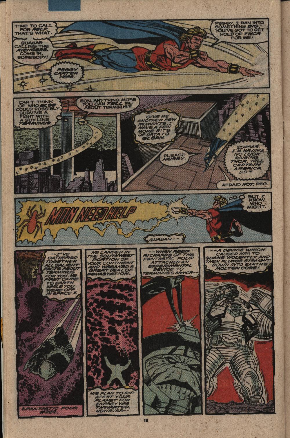 Read online Quasar comic -  Issue #7 - 14