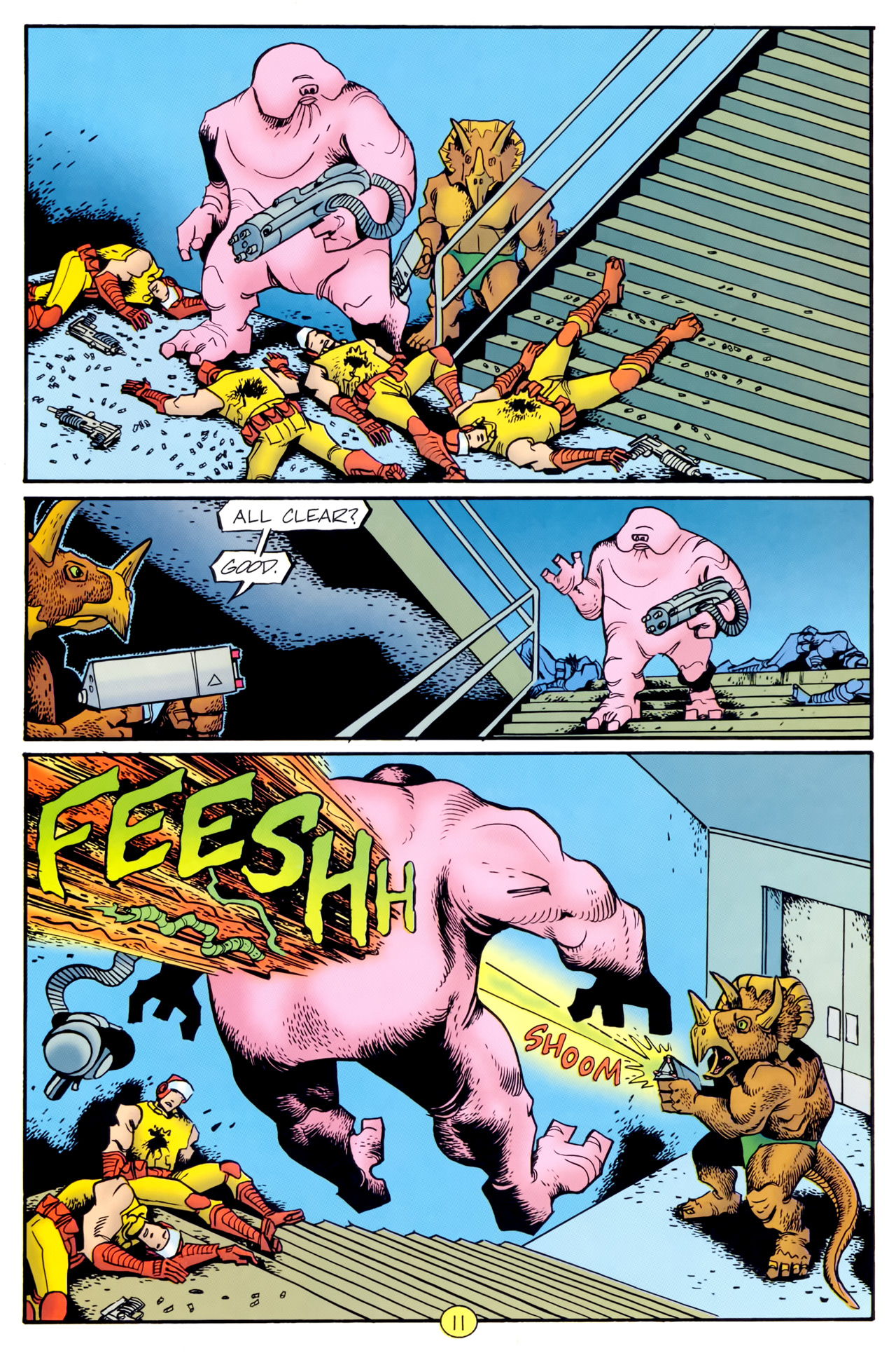 Read online Teenage Mutant Ninja Turtles (1993) comic -  Issue #12 - 13
