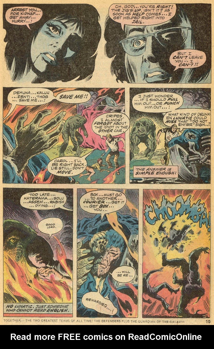 Read online Man-Thing (1974) comic -  Issue #20 - 7