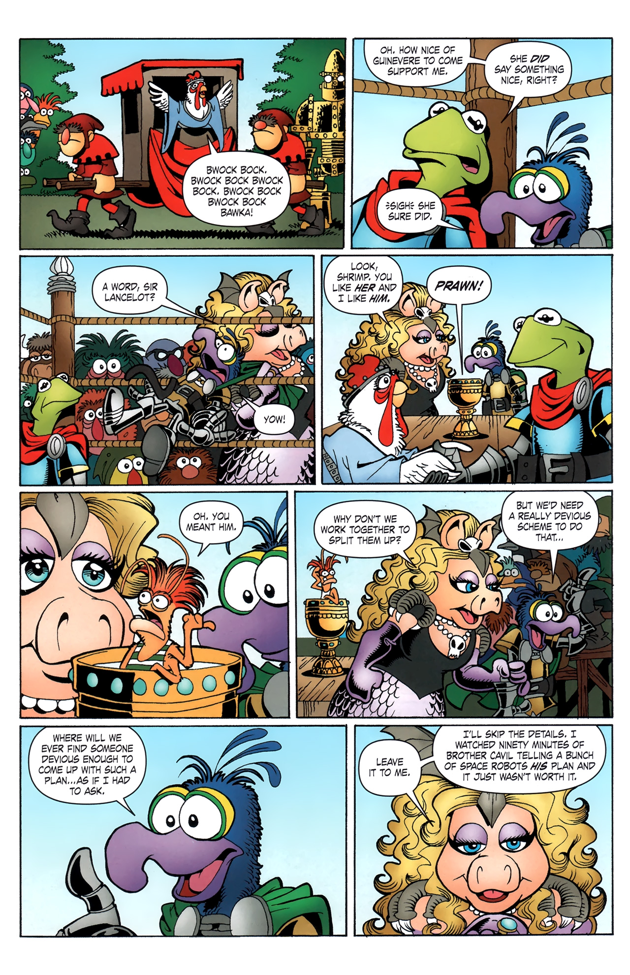 Read online Muppet King Arthur comic -  Issue #4 - 9